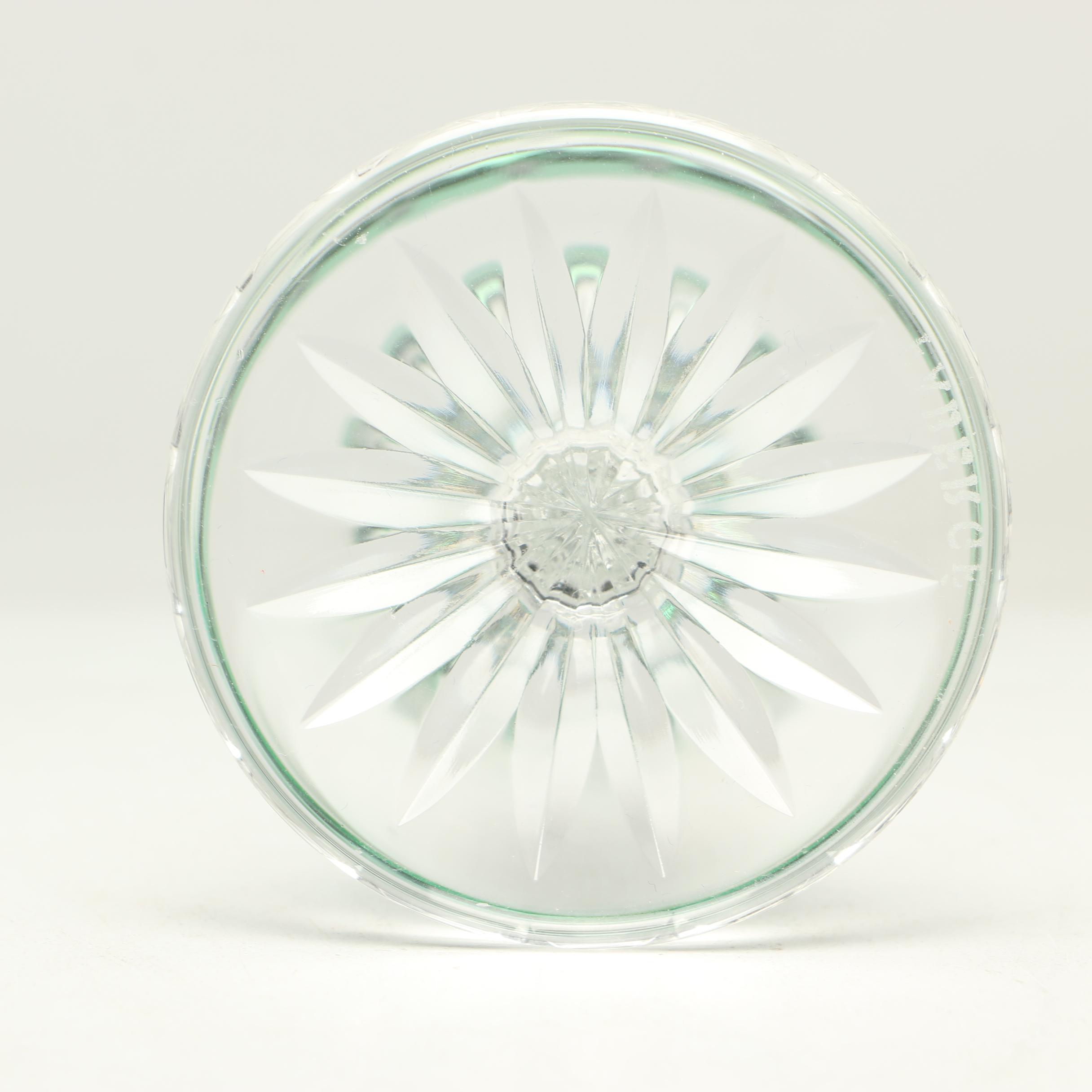 Faberge "Na Zdorovye" Cut to Clear Crystal Barware