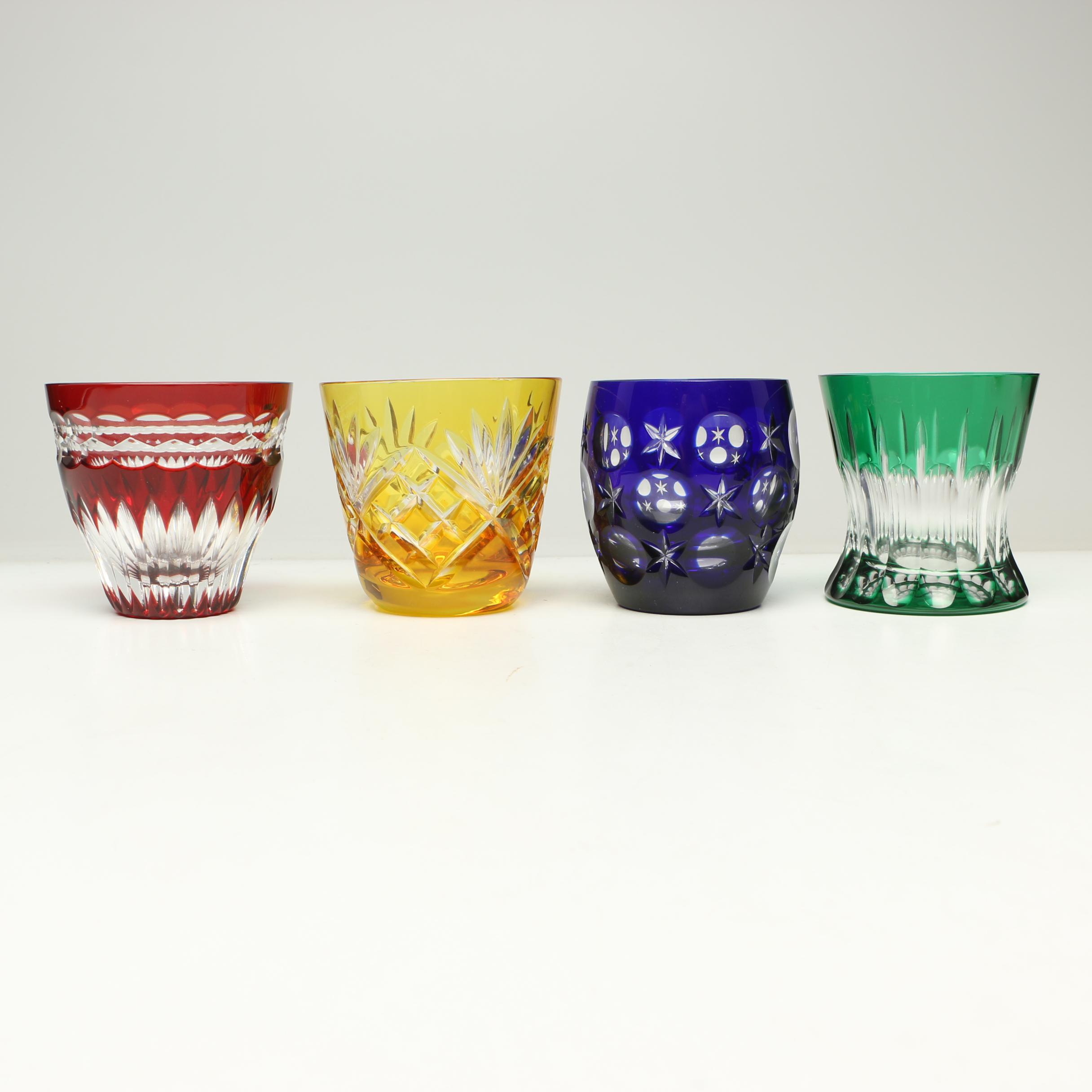 Faberge "Na Zdorovye" Cut to Clear Crystal Barware