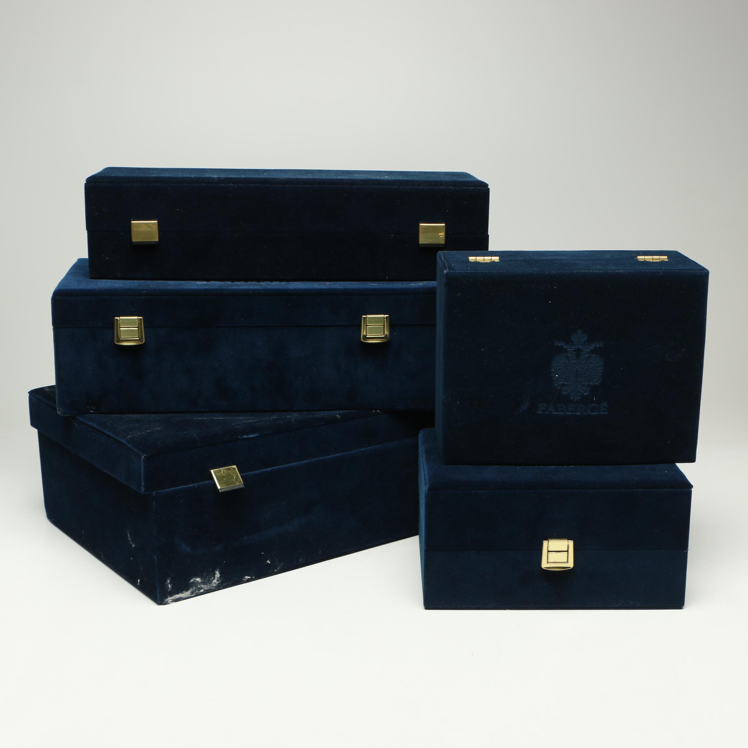 Faberge "Na Zdorovye" Cut to Clear Crystal Barware