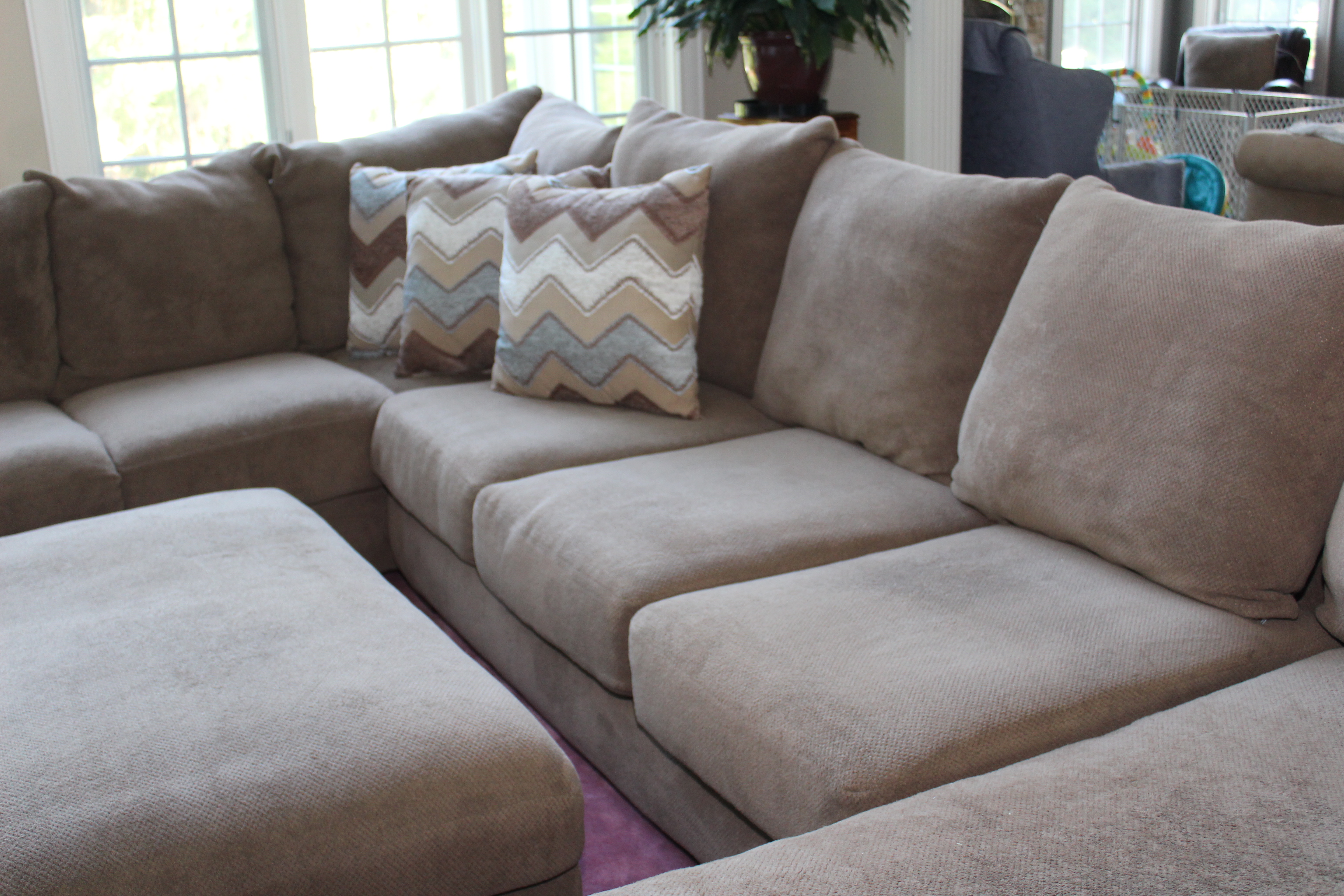 Four-Piece Sectional Sofa, Contemporary