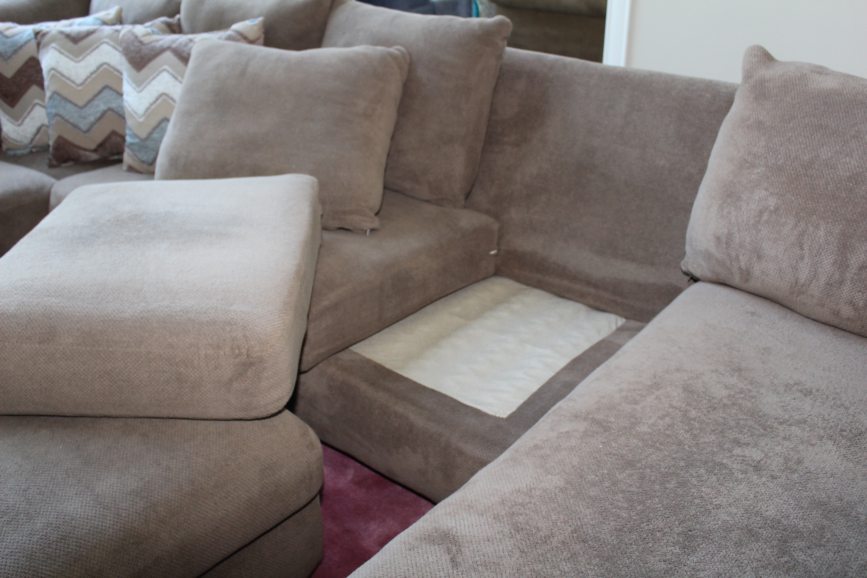 Four-Piece Sectional Sofa, Contemporary