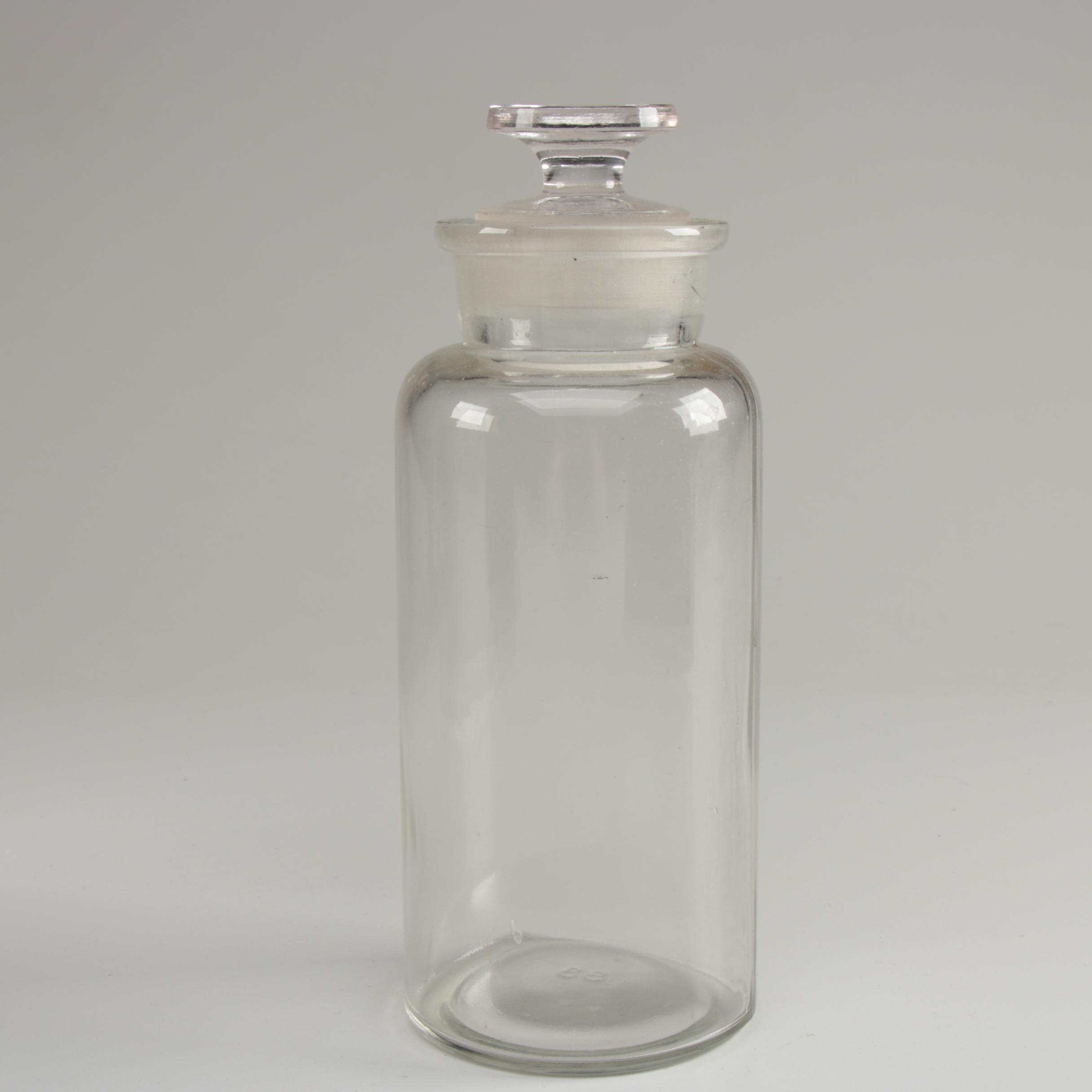 Wide Mouth Reagent Bottles with Ground Glass Stoppers