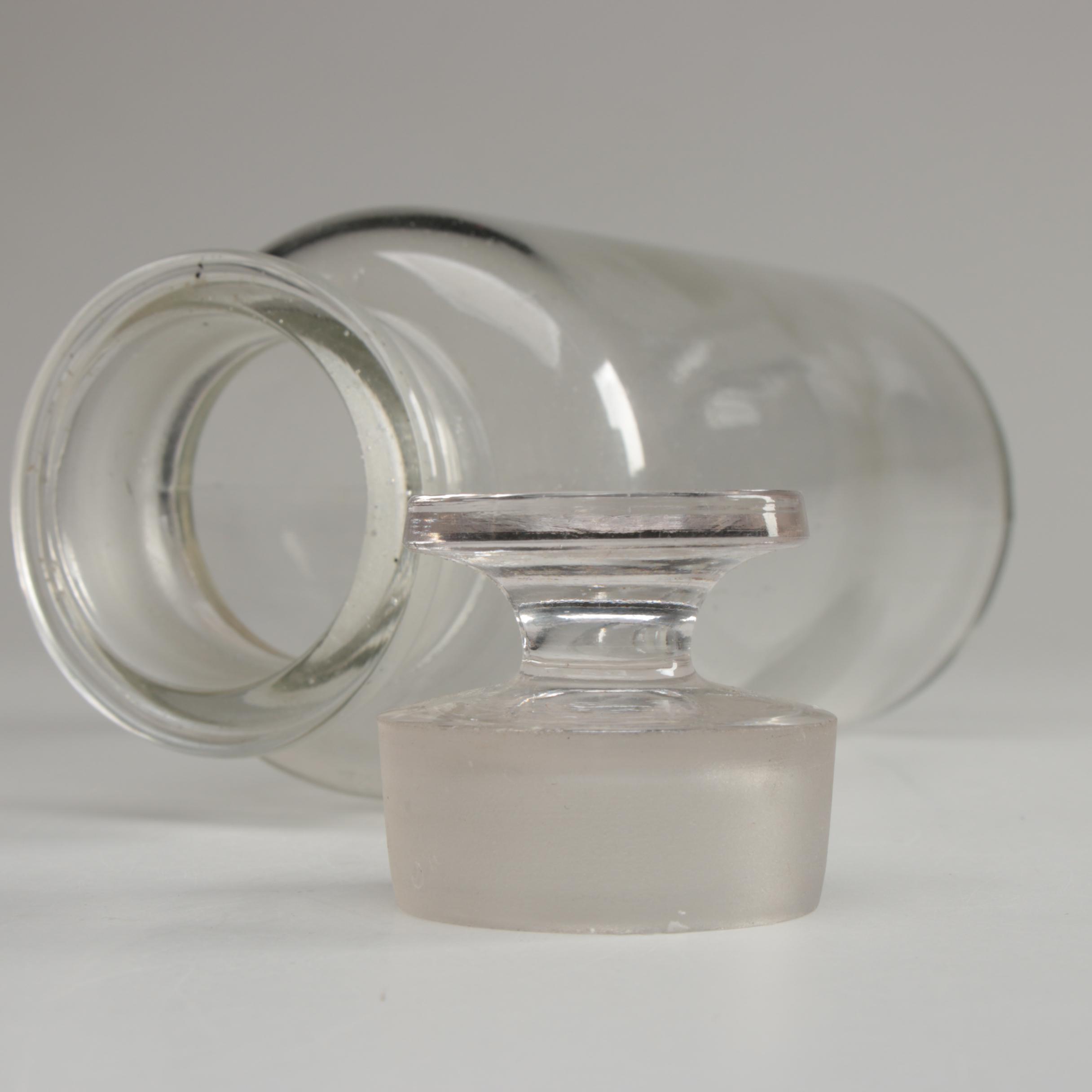 Wide Mouth Reagent Bottles with Ground Glass Stoppers