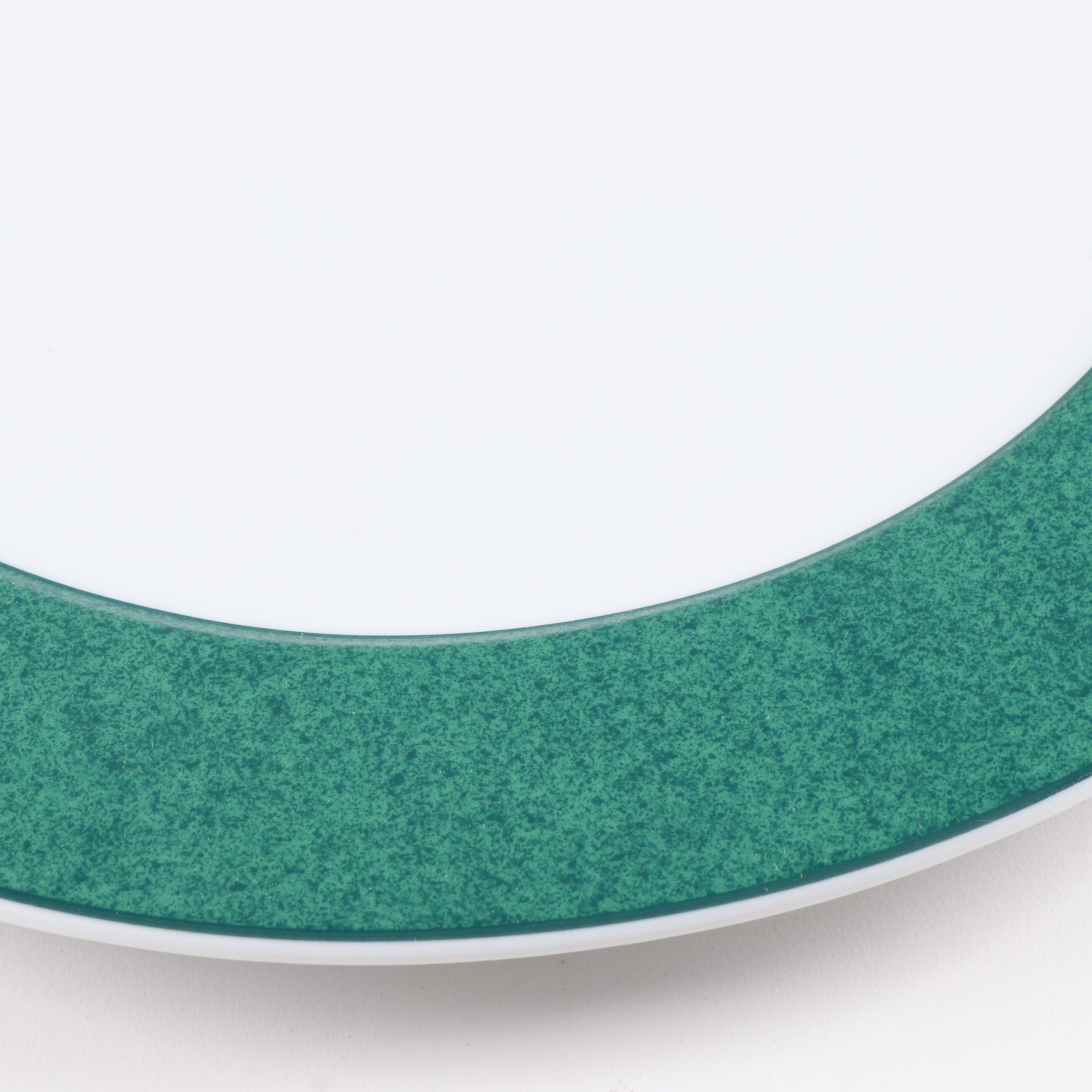 Royal Worcester "Worchester Herbs" Dinner Plates and "Colours" Service Plates