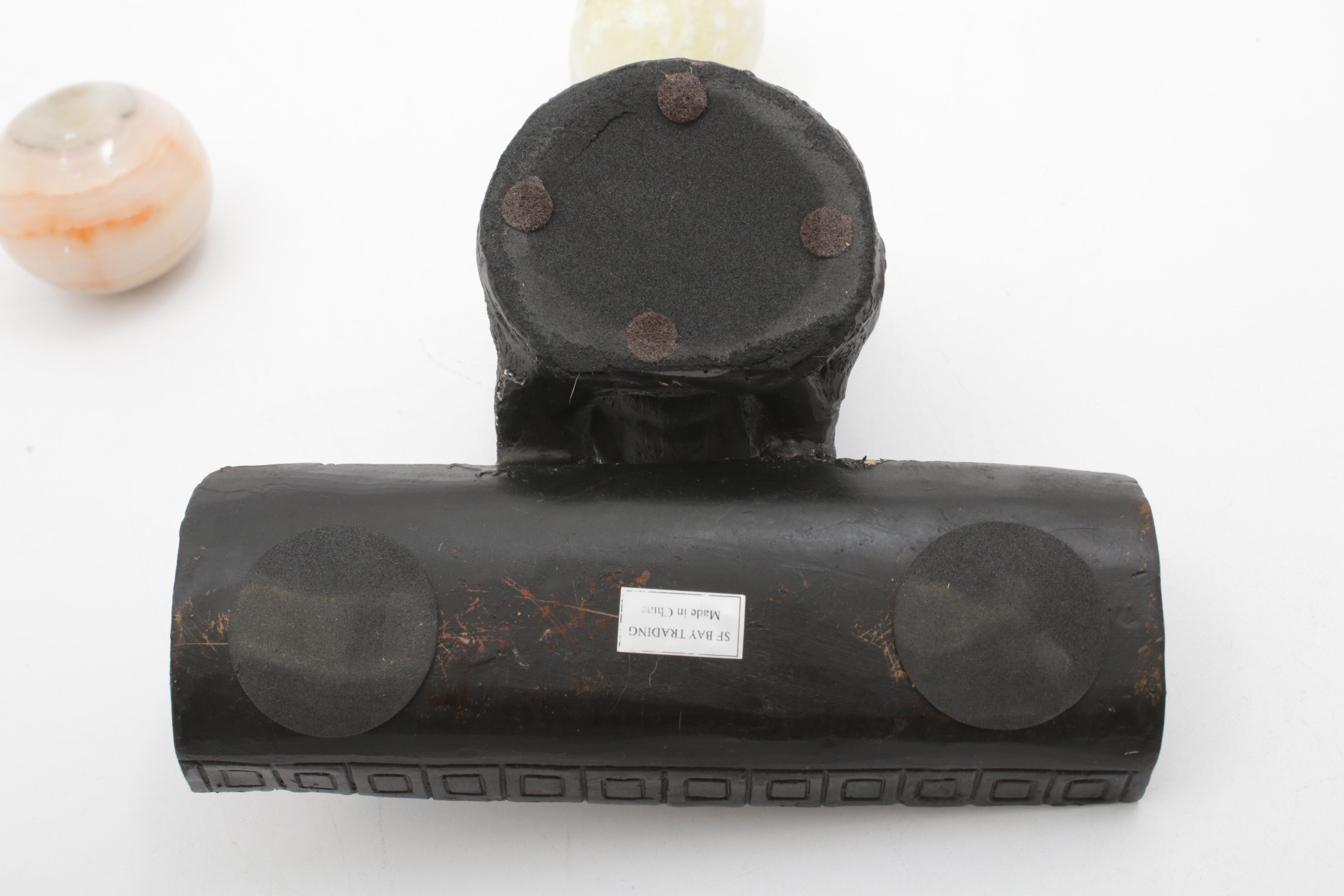 Cast Iron Cigar Bulldog Decorative Bowl