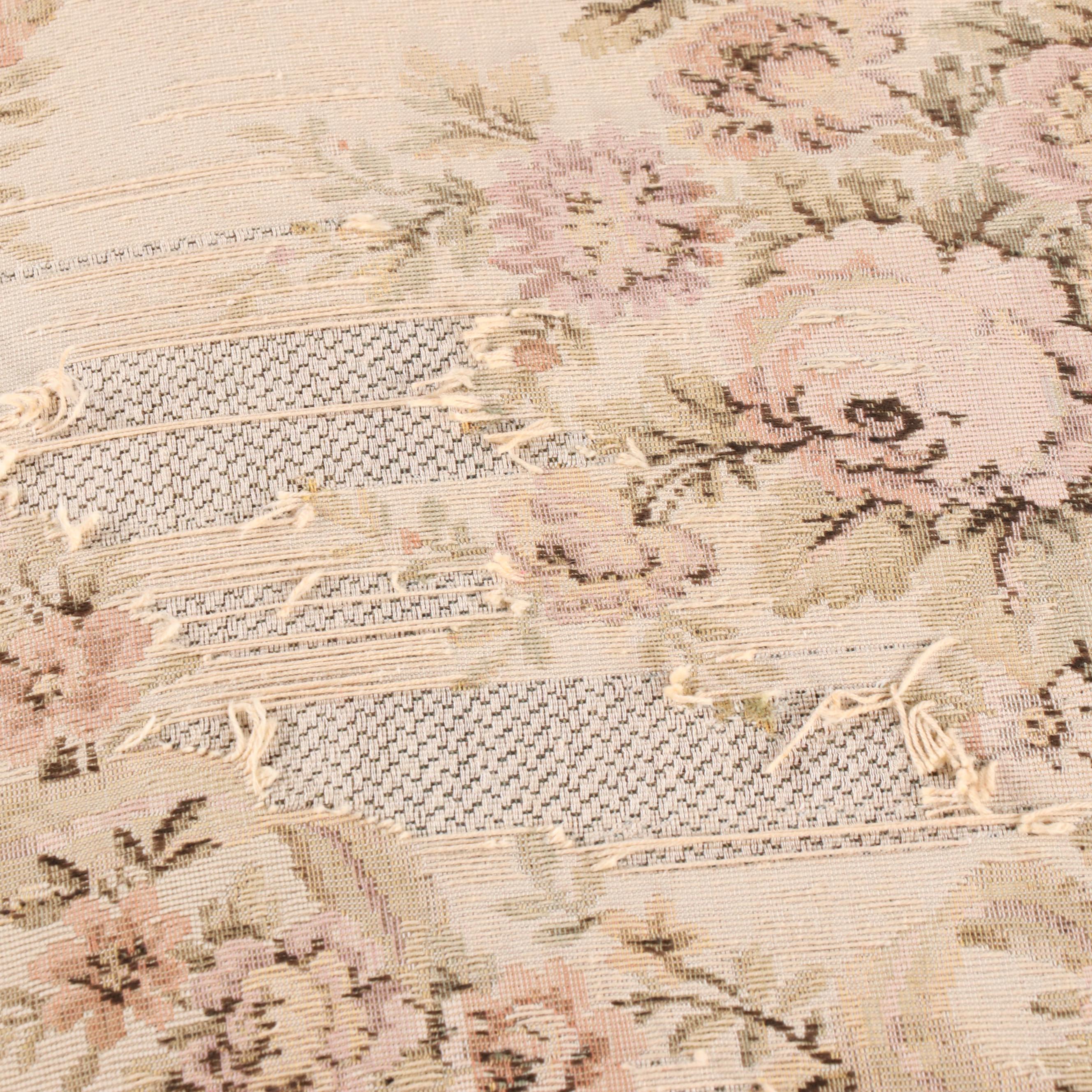 Victorian Style Walnut-Stained Parlor Chair, 20th Century