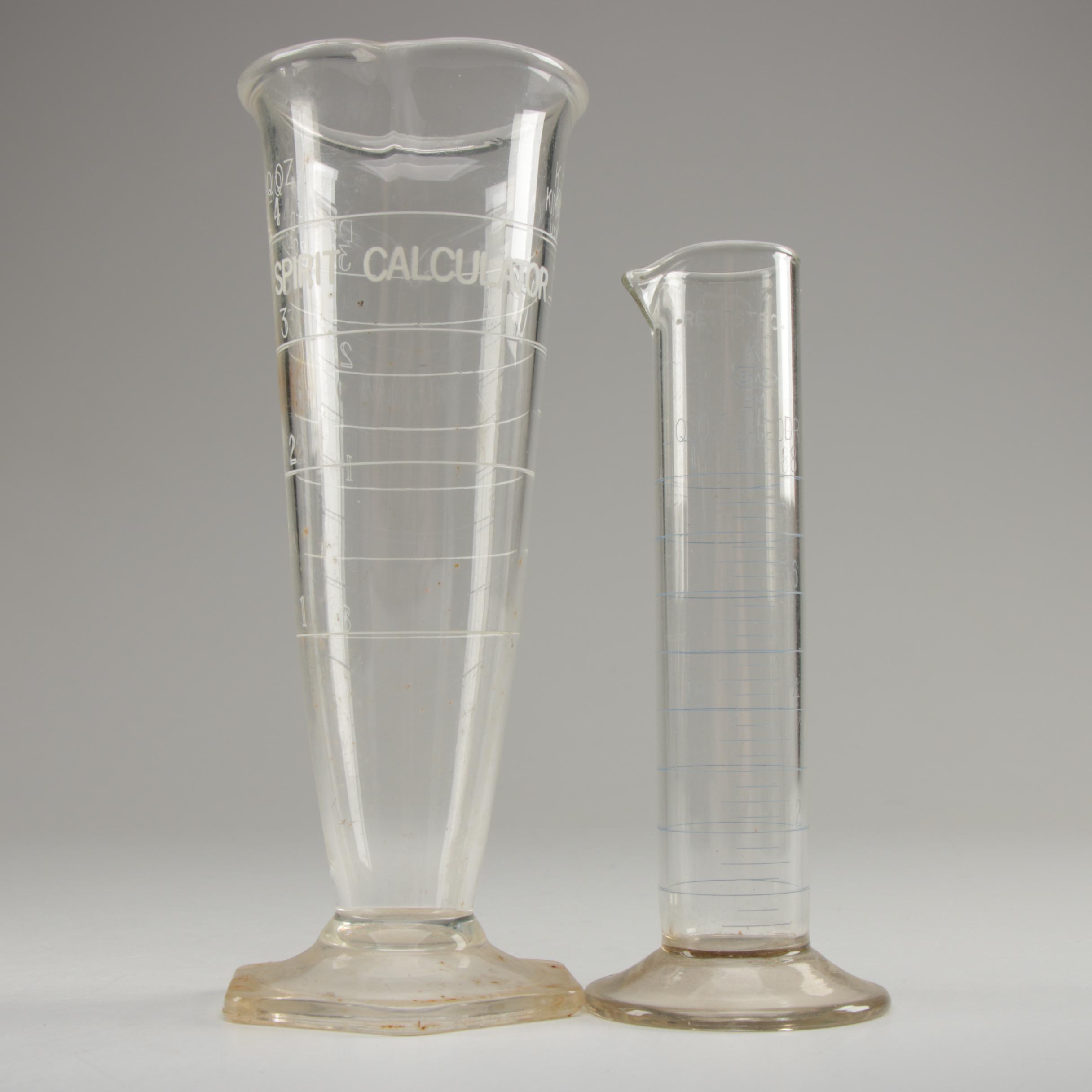 Graduated Flasks, Cylinders and Footed Beakers