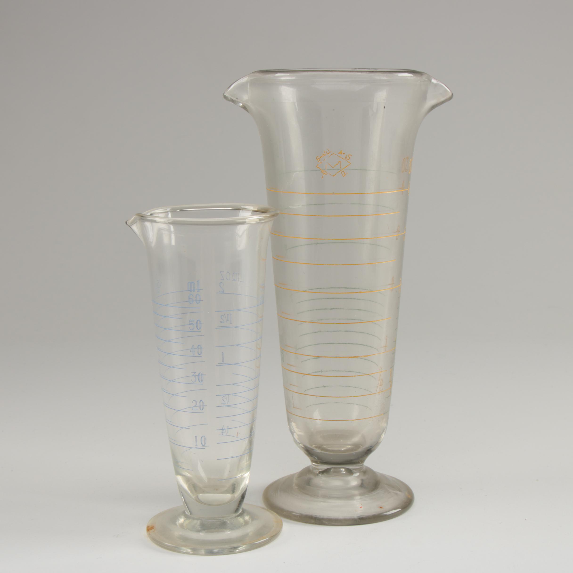 Graduated Flasks, Cylinders and Footed Beakers