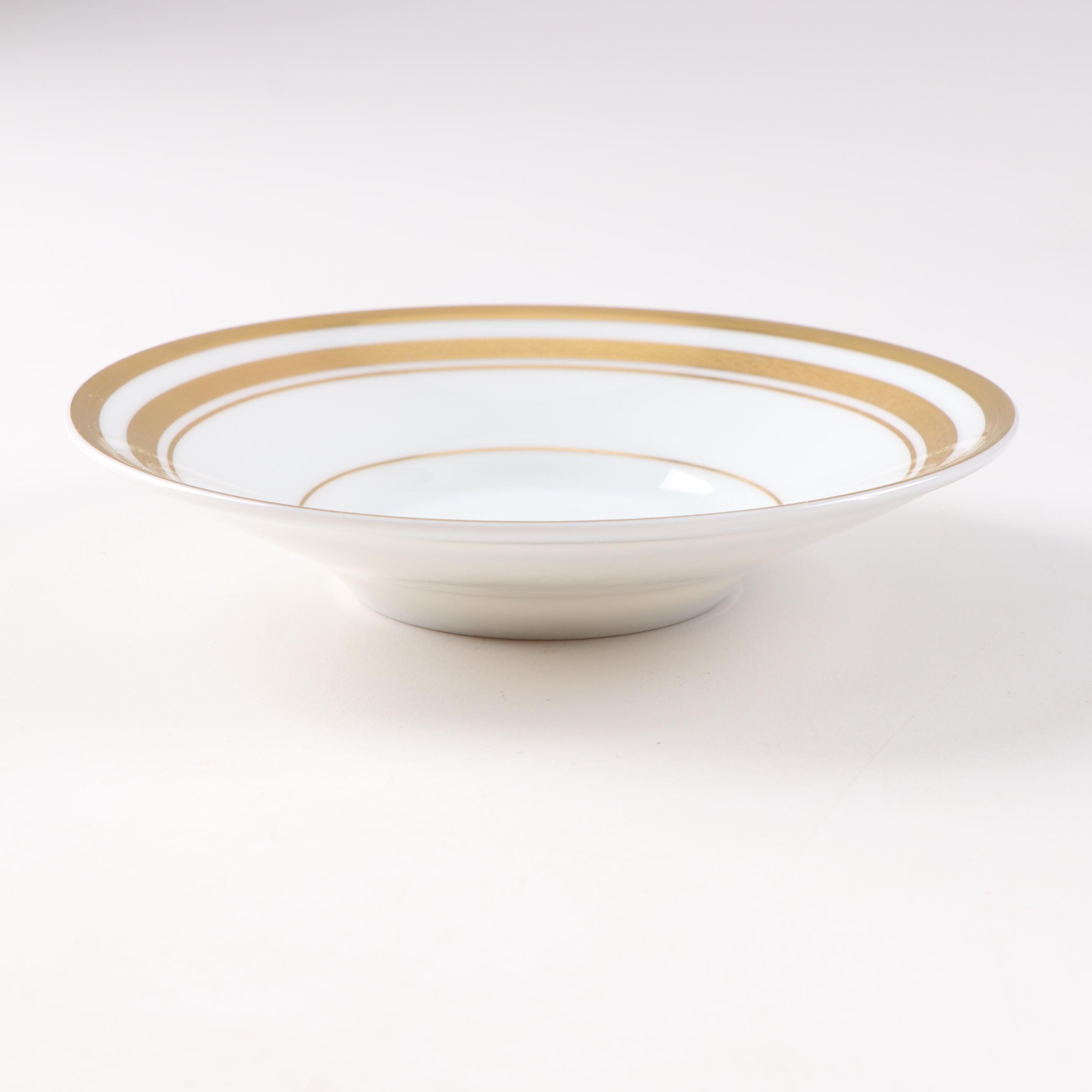 Fabergé Limoges Porcelain Demitasse Cups and Saucers