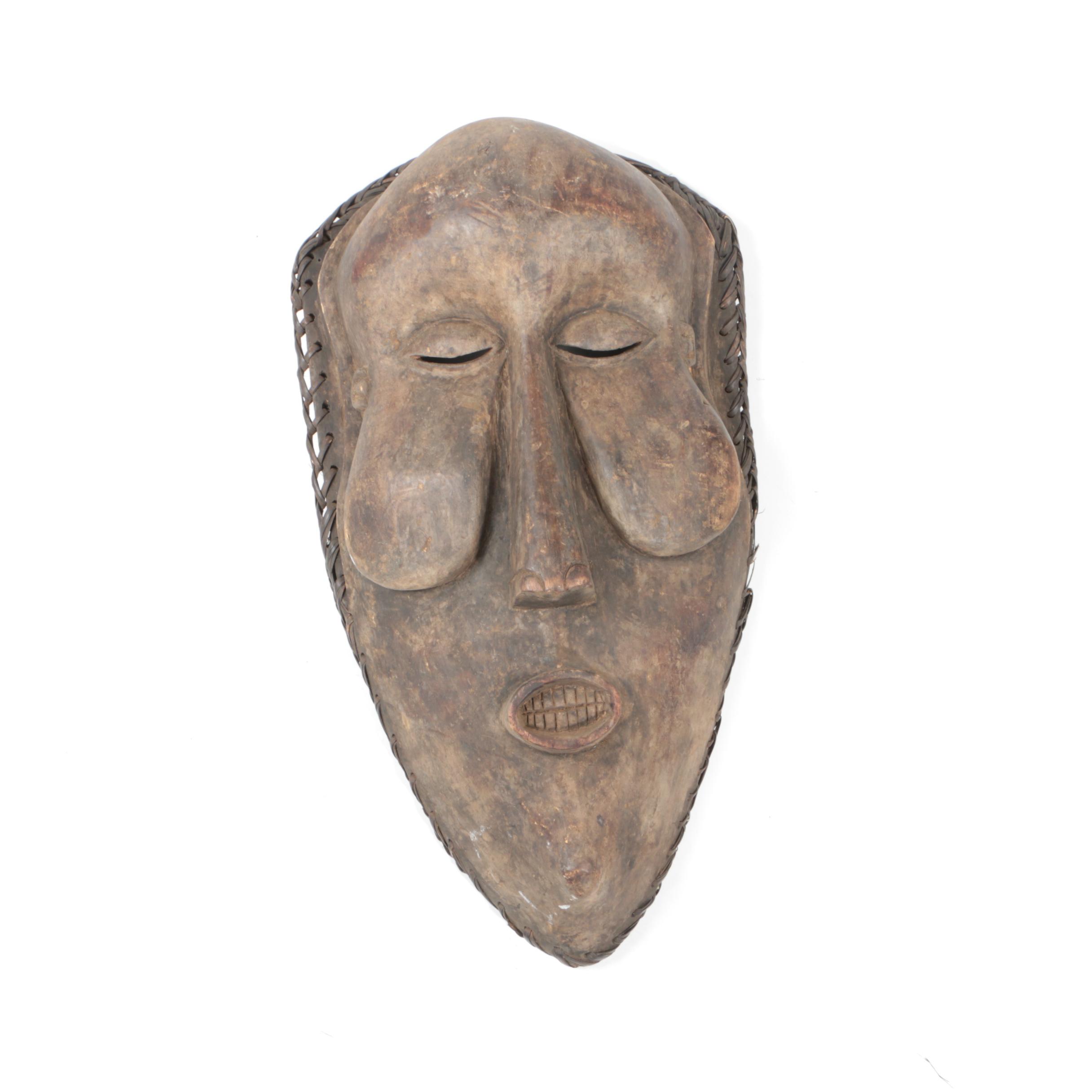 Wooden Yaka/Suku Kakuungu Style Mask