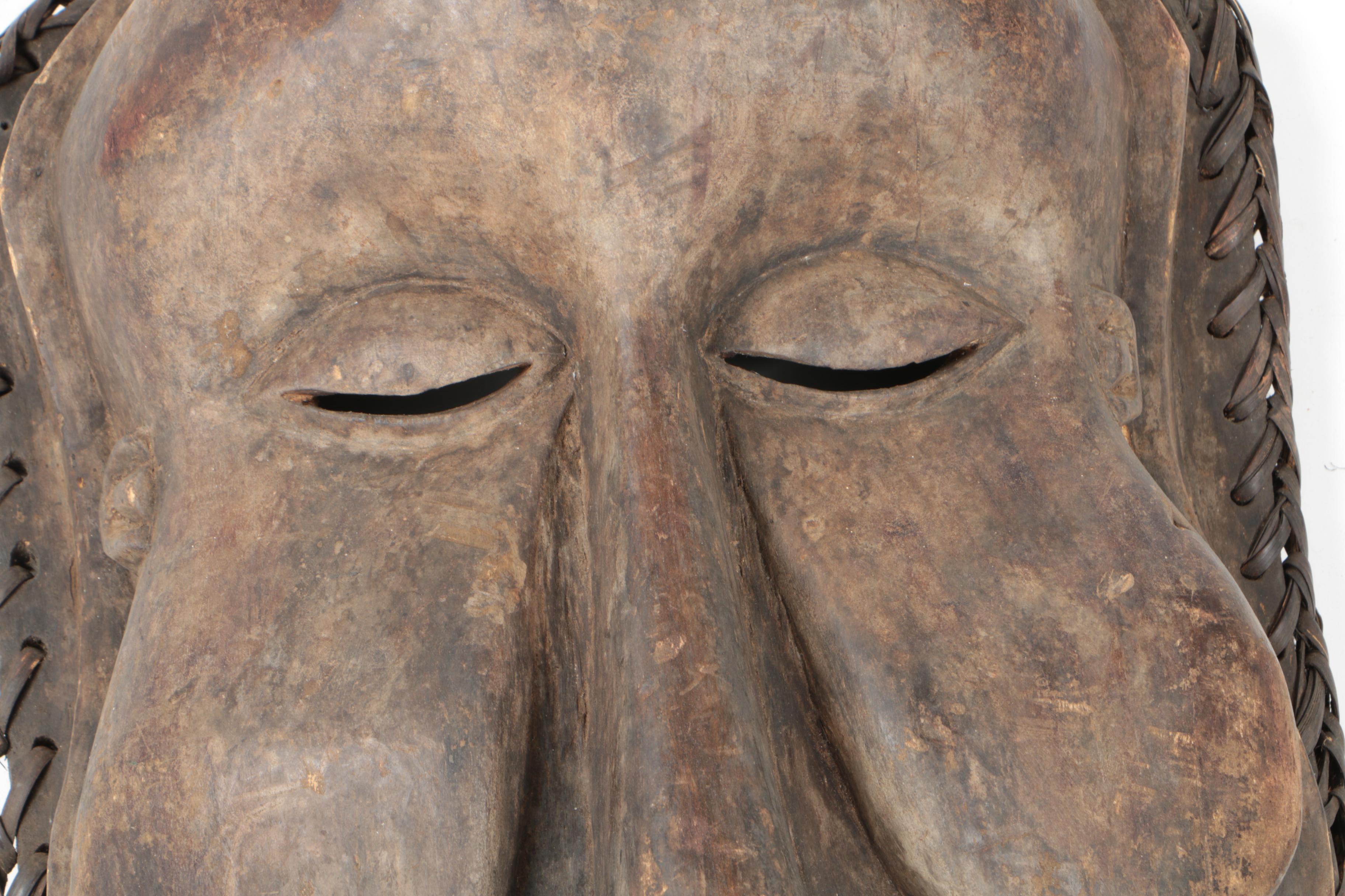 Wooden Yaka/Suku Kakuungu Style Mask