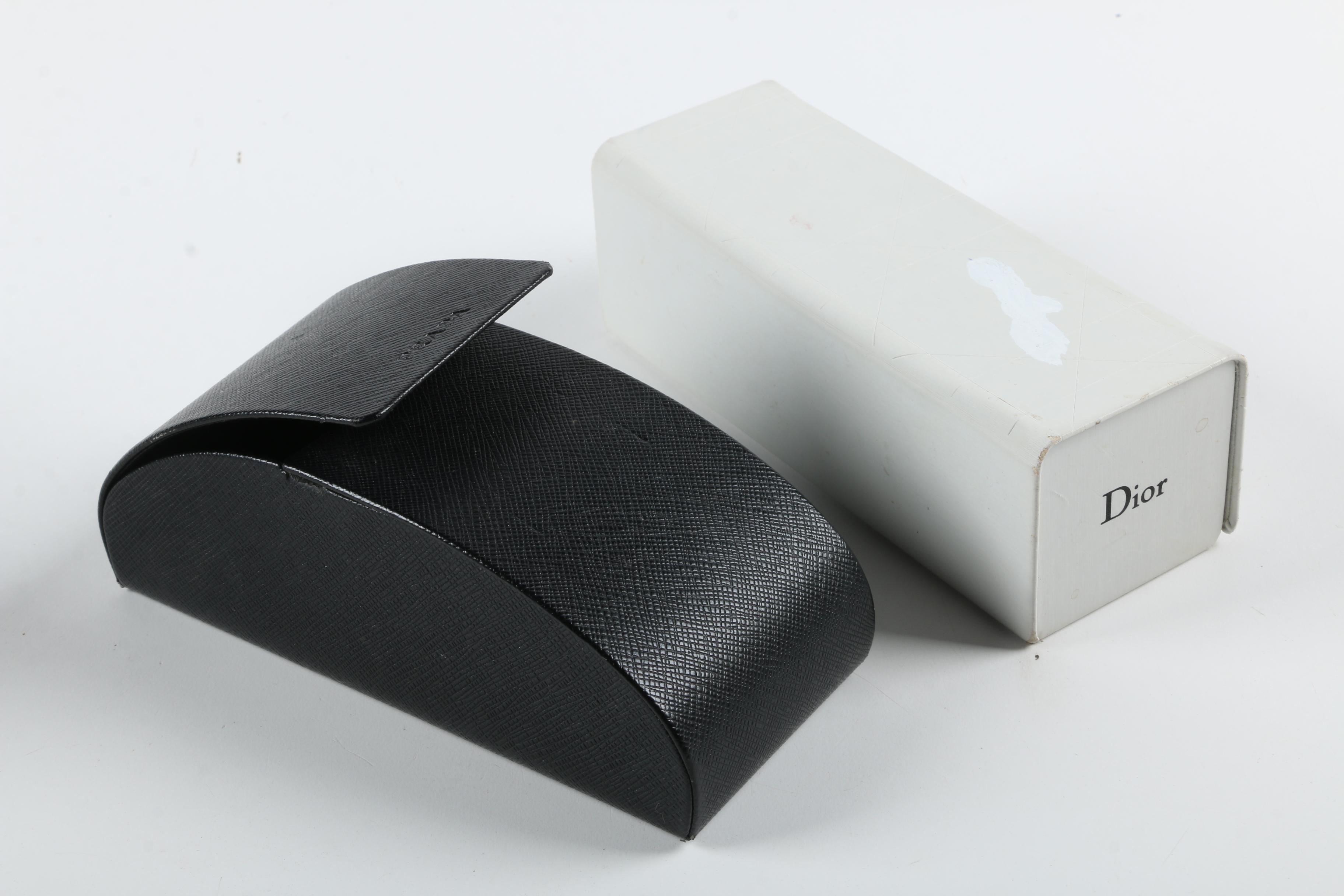 Prada SPR 30P and Christian Dior Quadrille Sunglasses