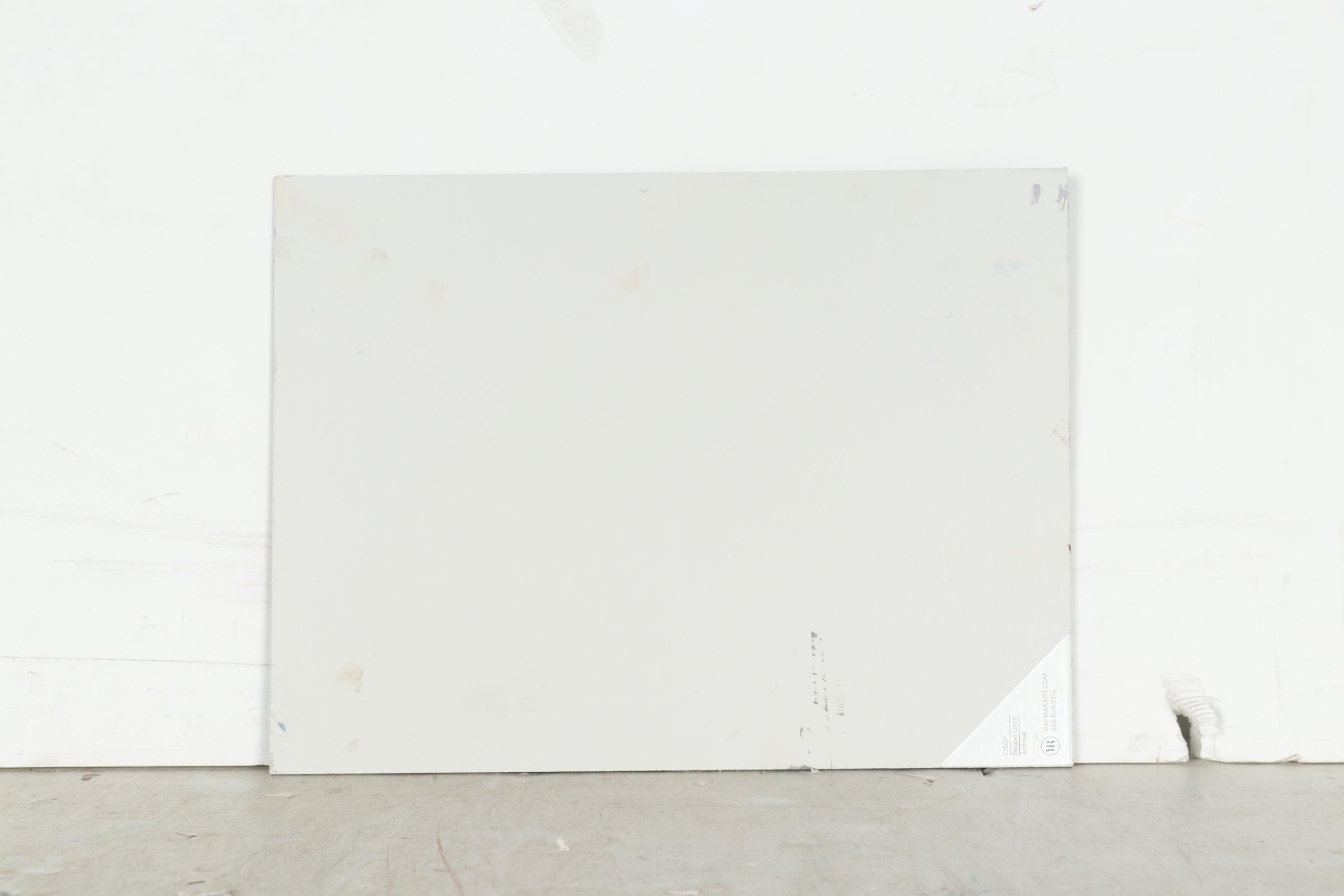 Rita Rozzi Oil Painting "Foggy Nautical Landscape"