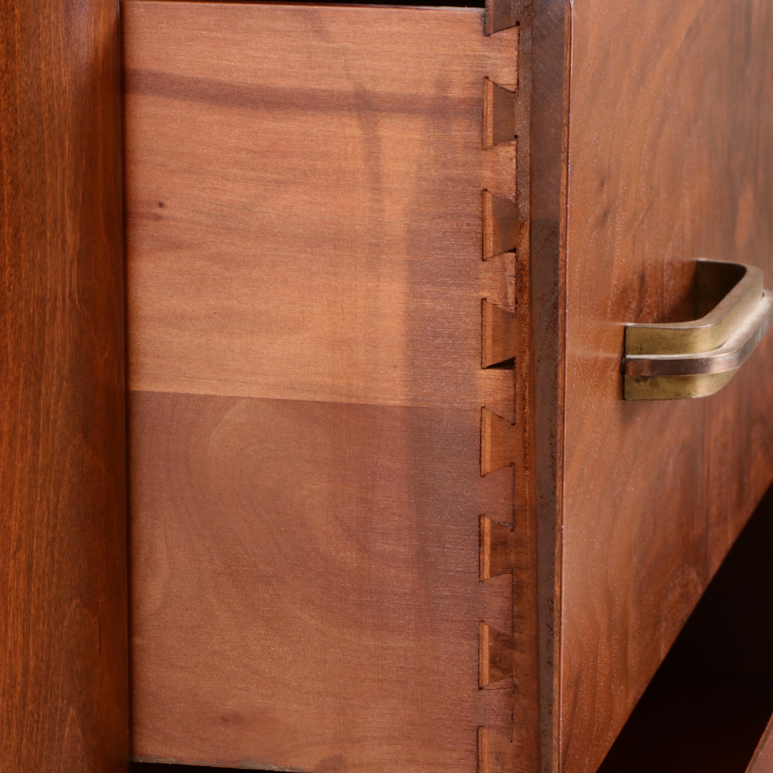 Mid Century Modern Walnut Chest of Drawers