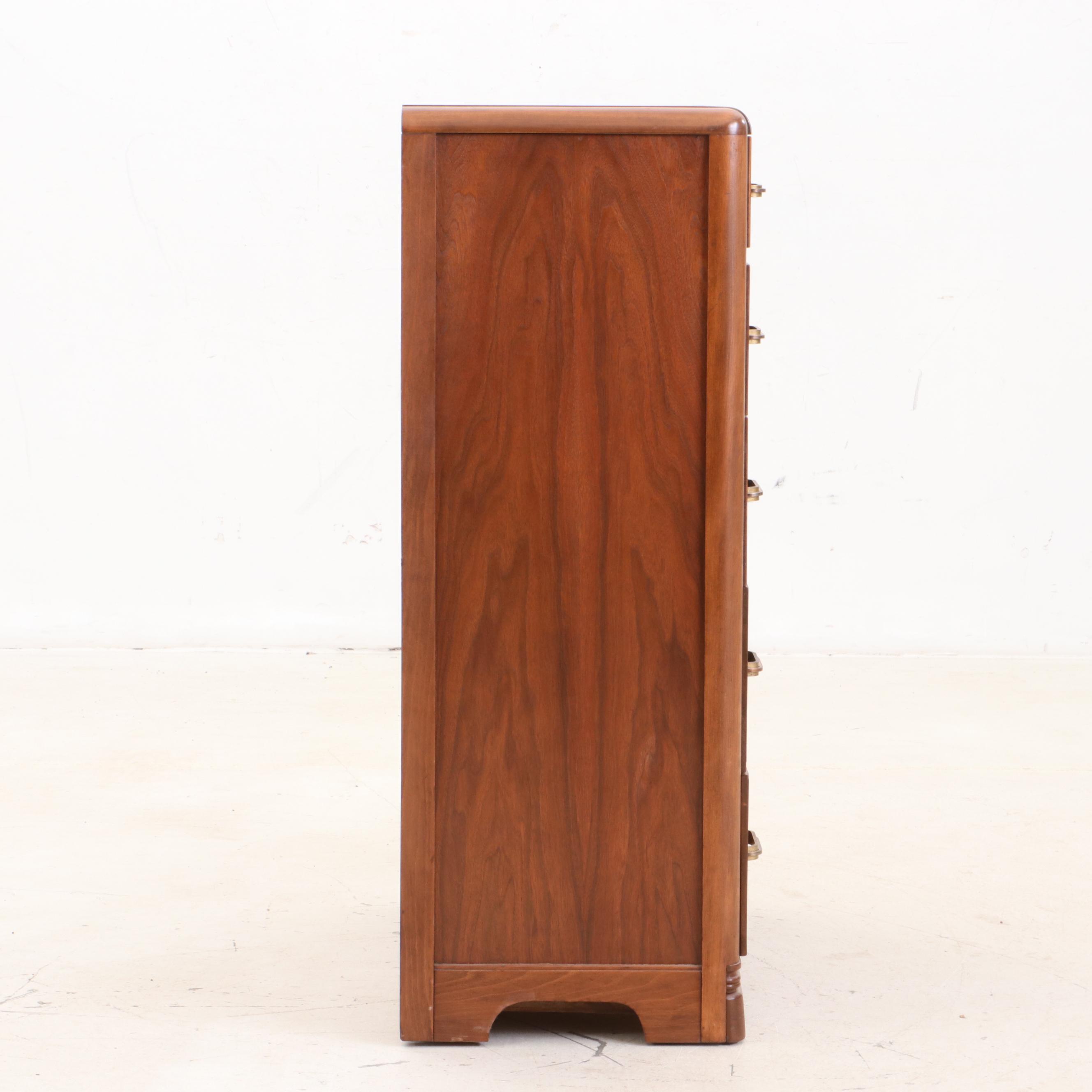 Mid Century Modern Walnut Chest of Drawers