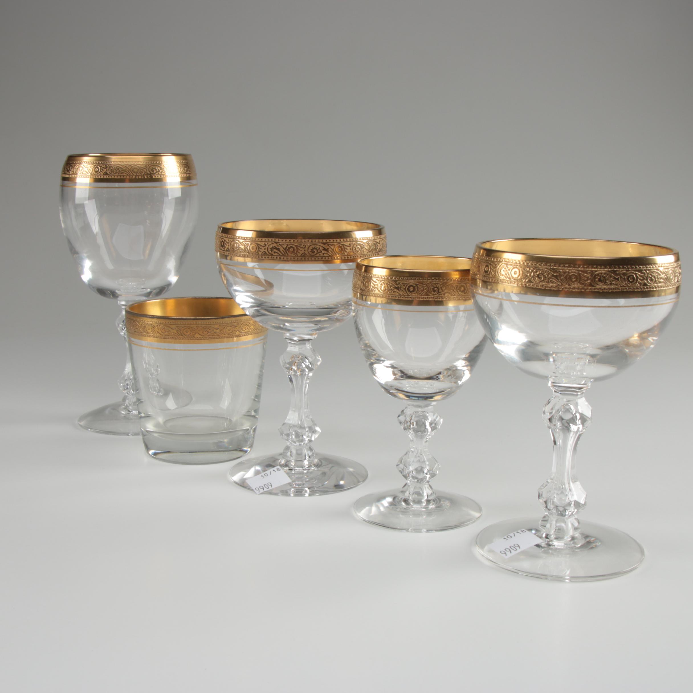 Tiffin "Minton" Crystal Stemware and Old Fashioned Glass, 1957–1973