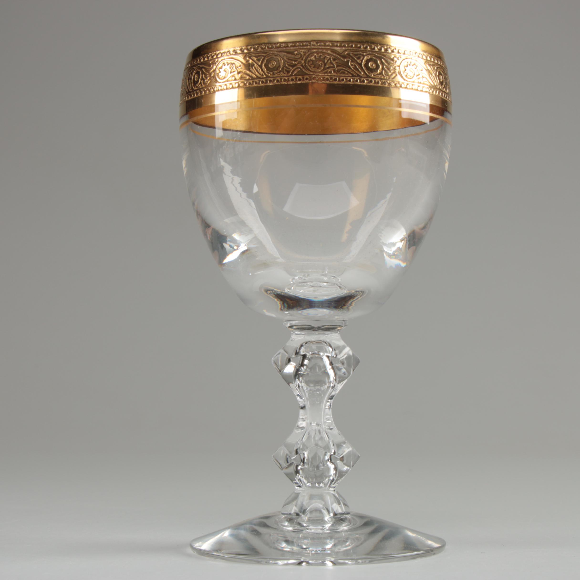 Tiffin "Minton" Crystal Stemware and Old Fashioned Glass, 1957–1973