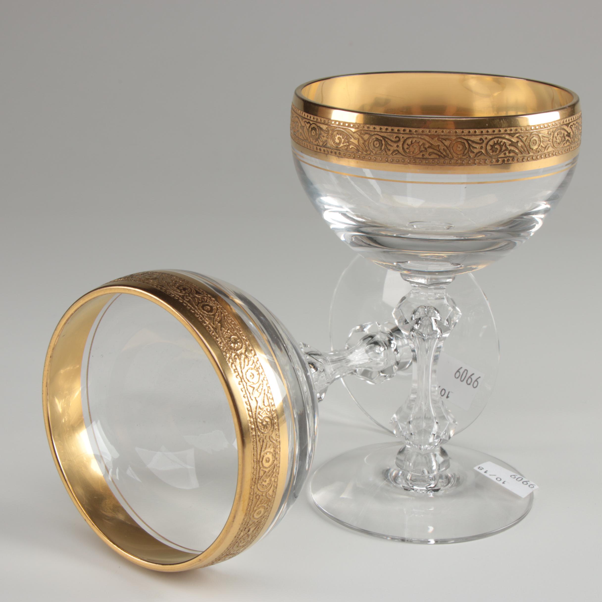 Tiffin "Minton" Crystal Stemware and Old Fashioned Glass, 1957–1973