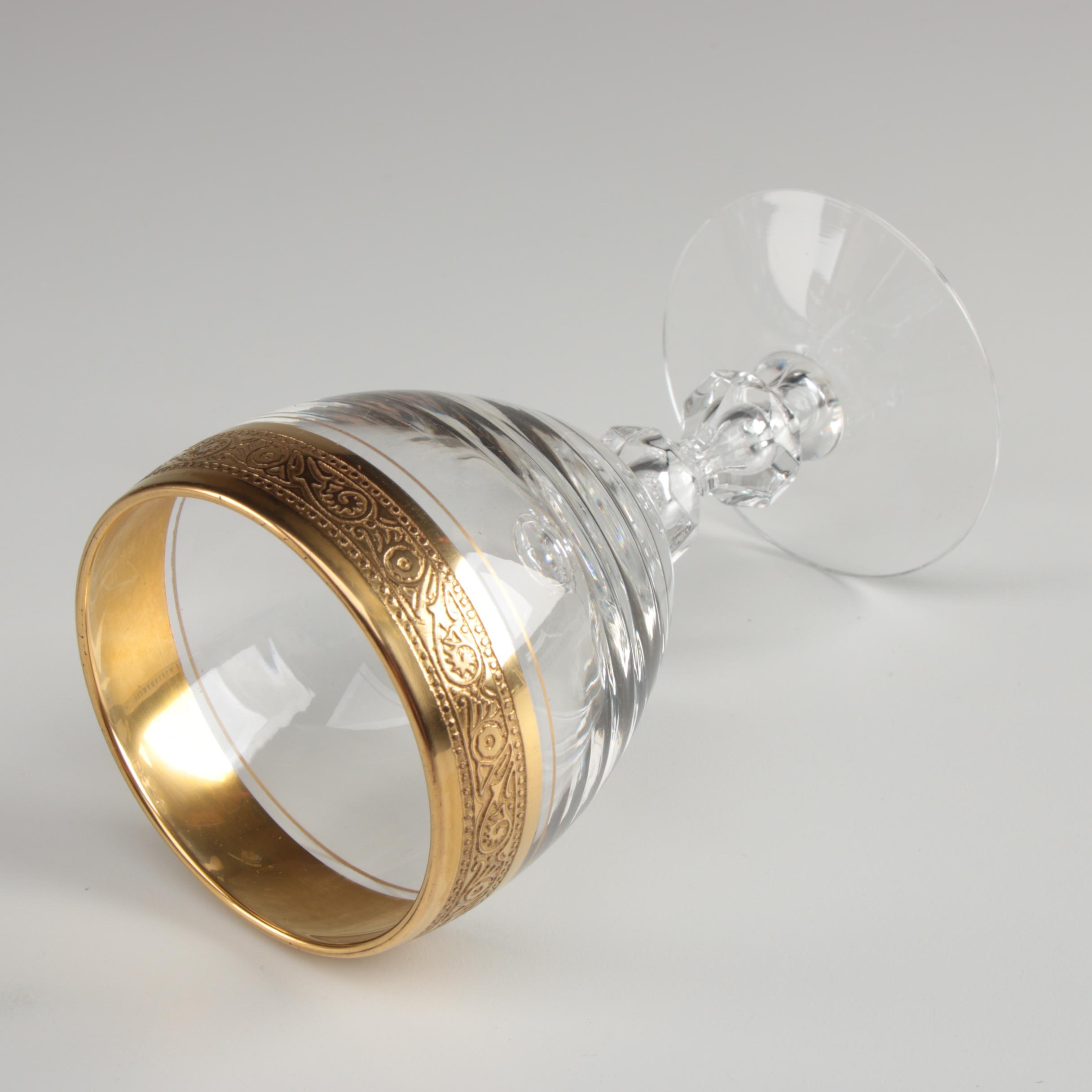 Tiffin "Minton" Crystal Stemware and Old Fashioned Glass, 1957–1973