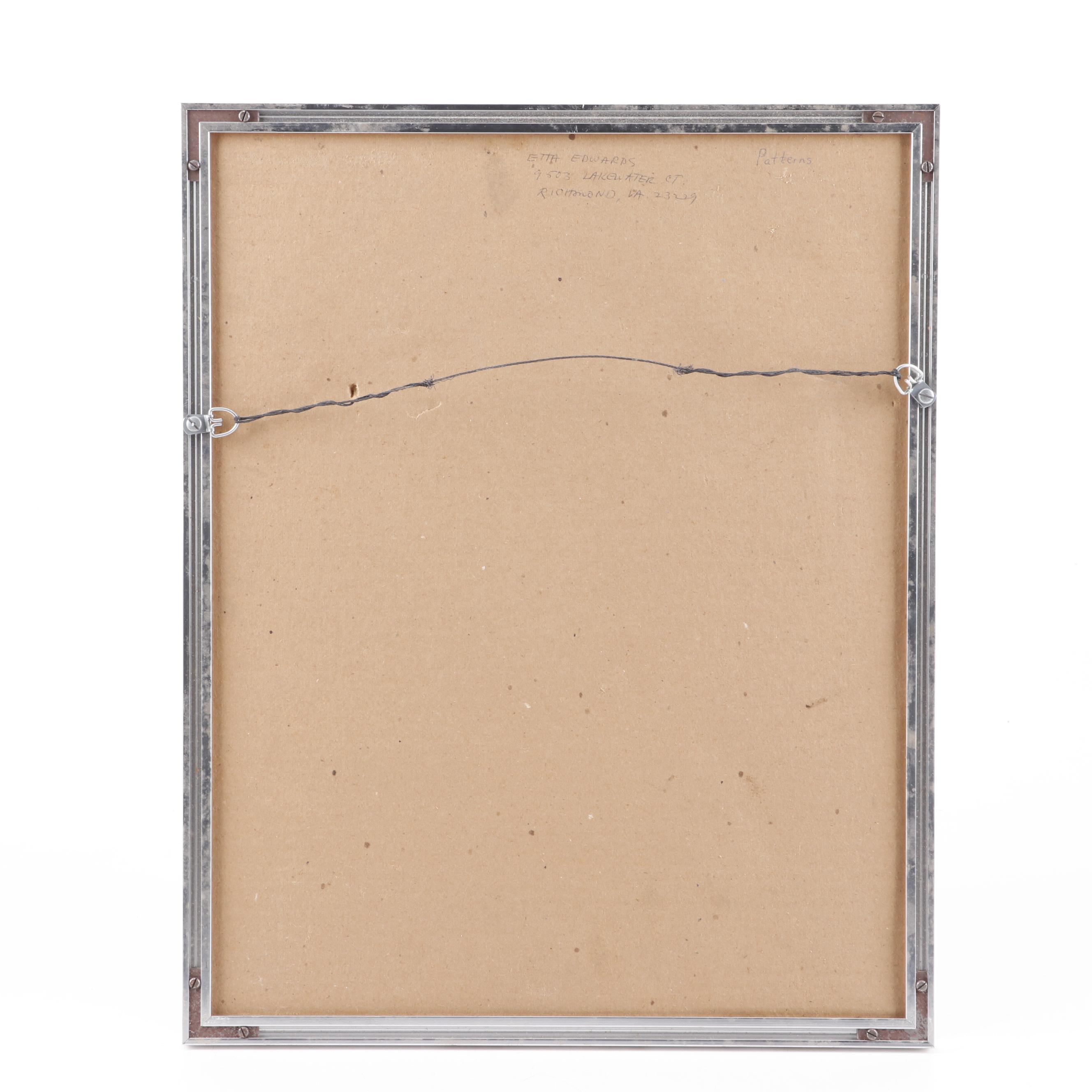 Etta Edwards Giclee "Patterns"