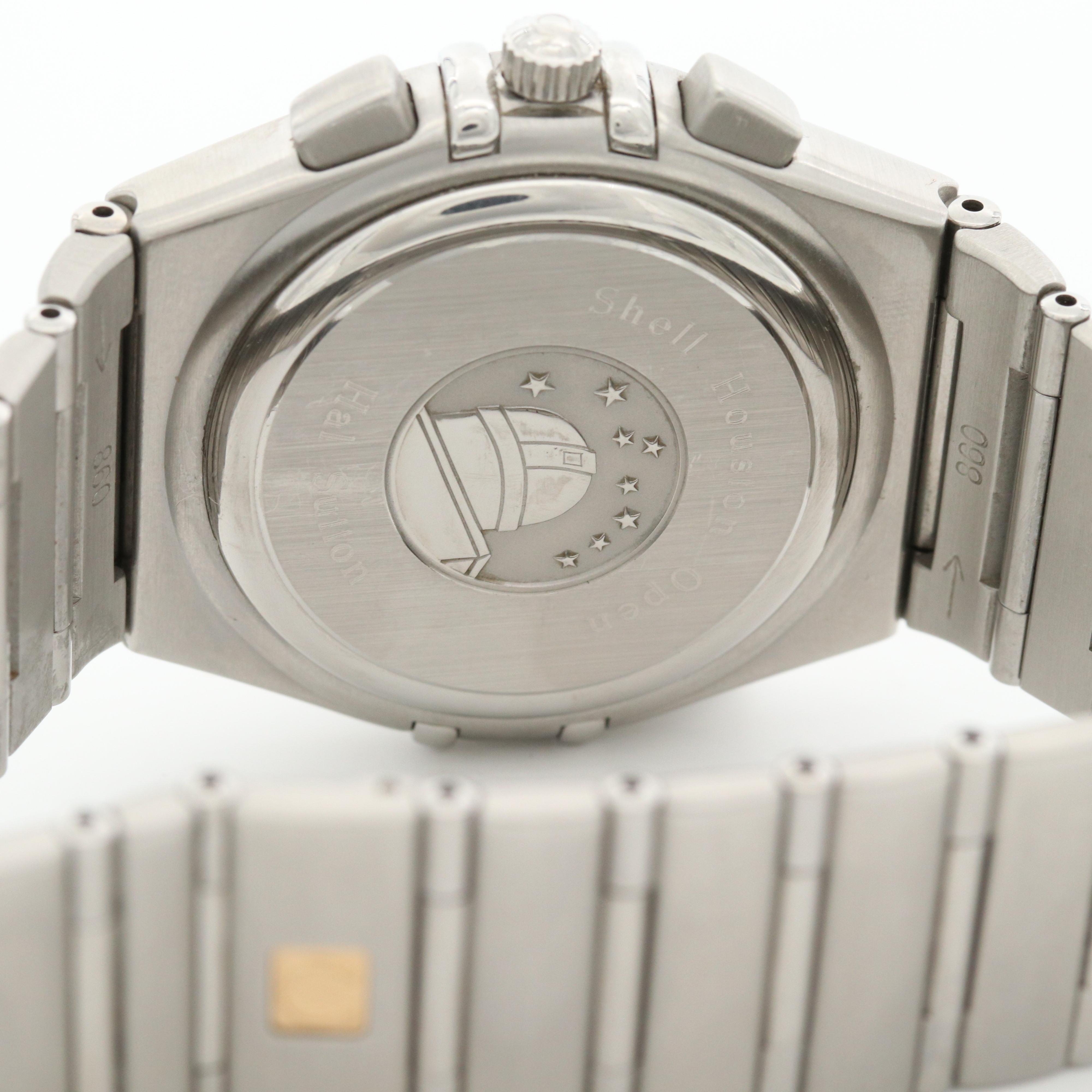 Omega Constellation Stainless Steel Quartz Chronograph Award Watch, 2001
