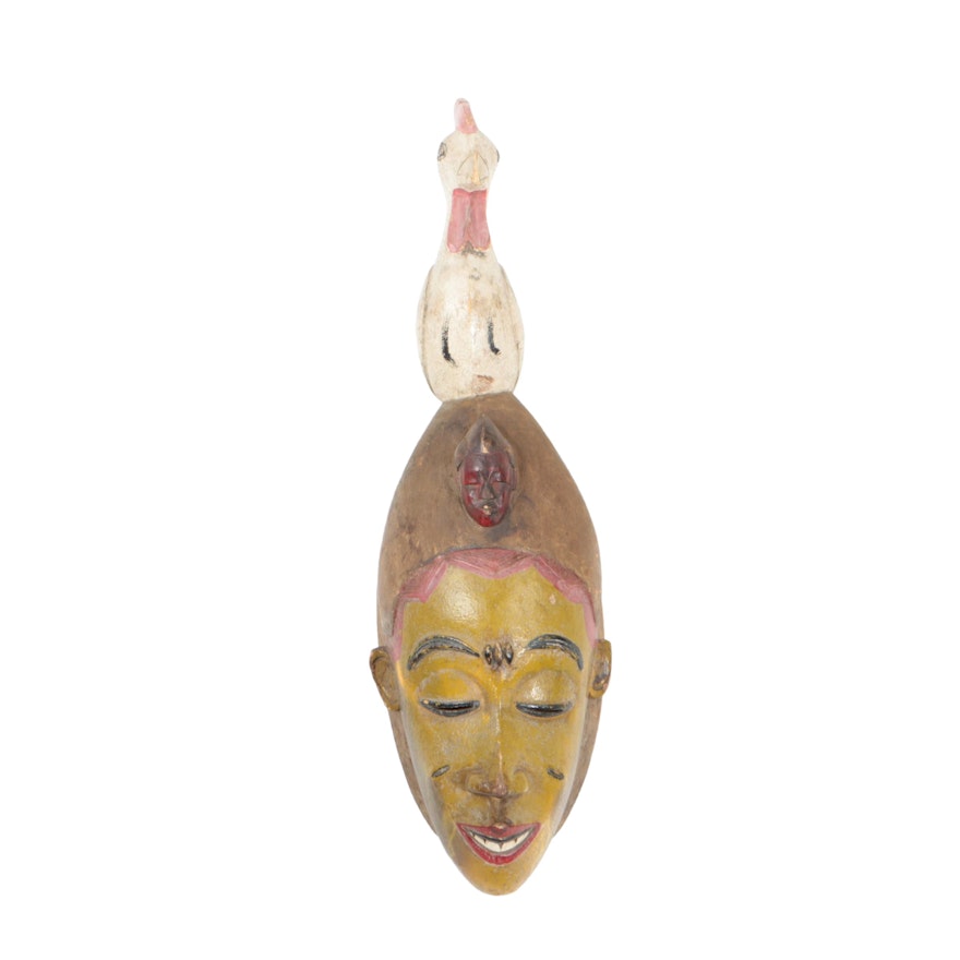 Decorative Wooden Guro Mask