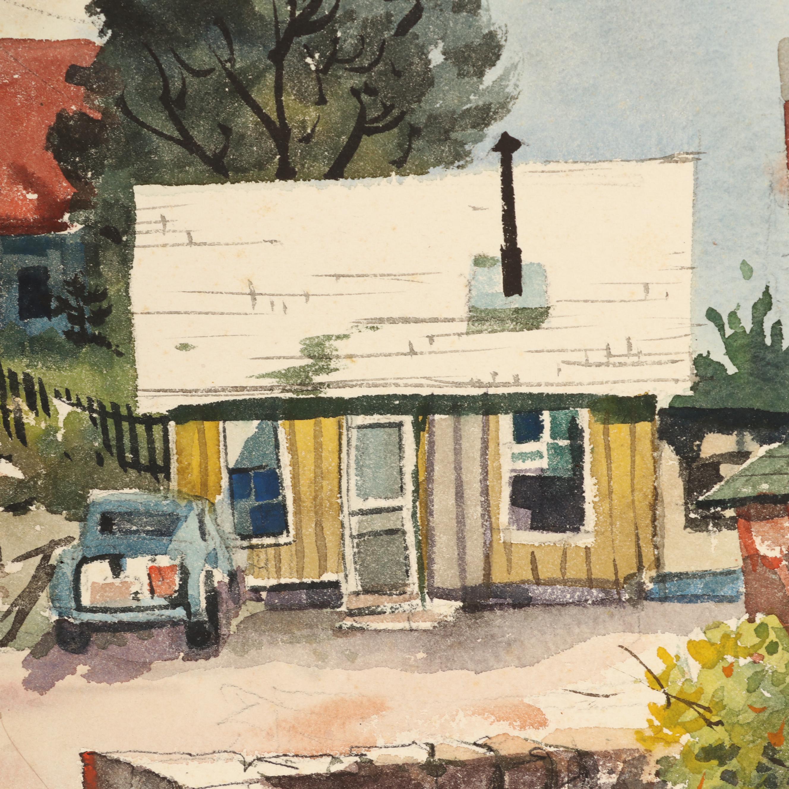 Bud Biggs Watercolor Painting