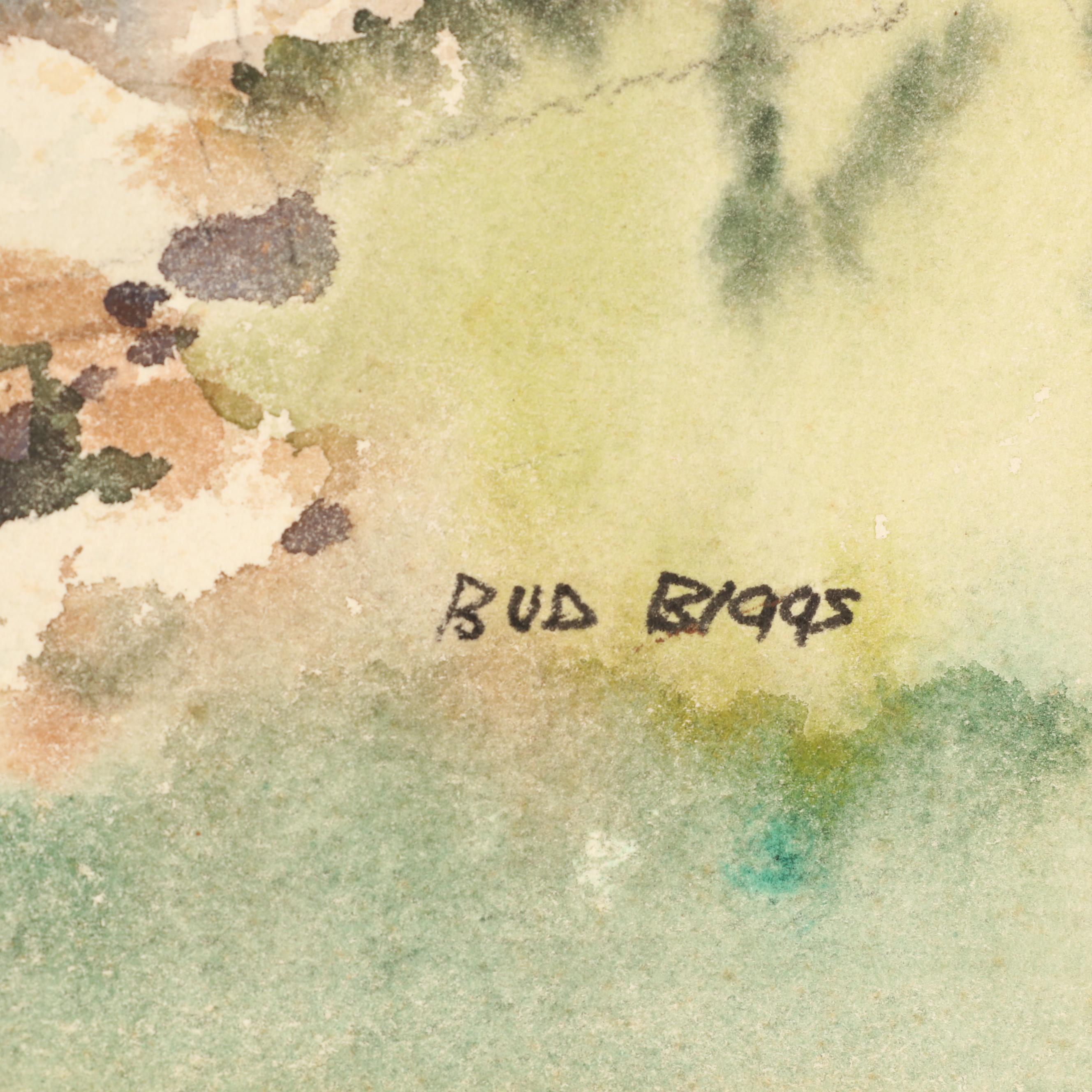 Bud Biggs Watercolor Painting