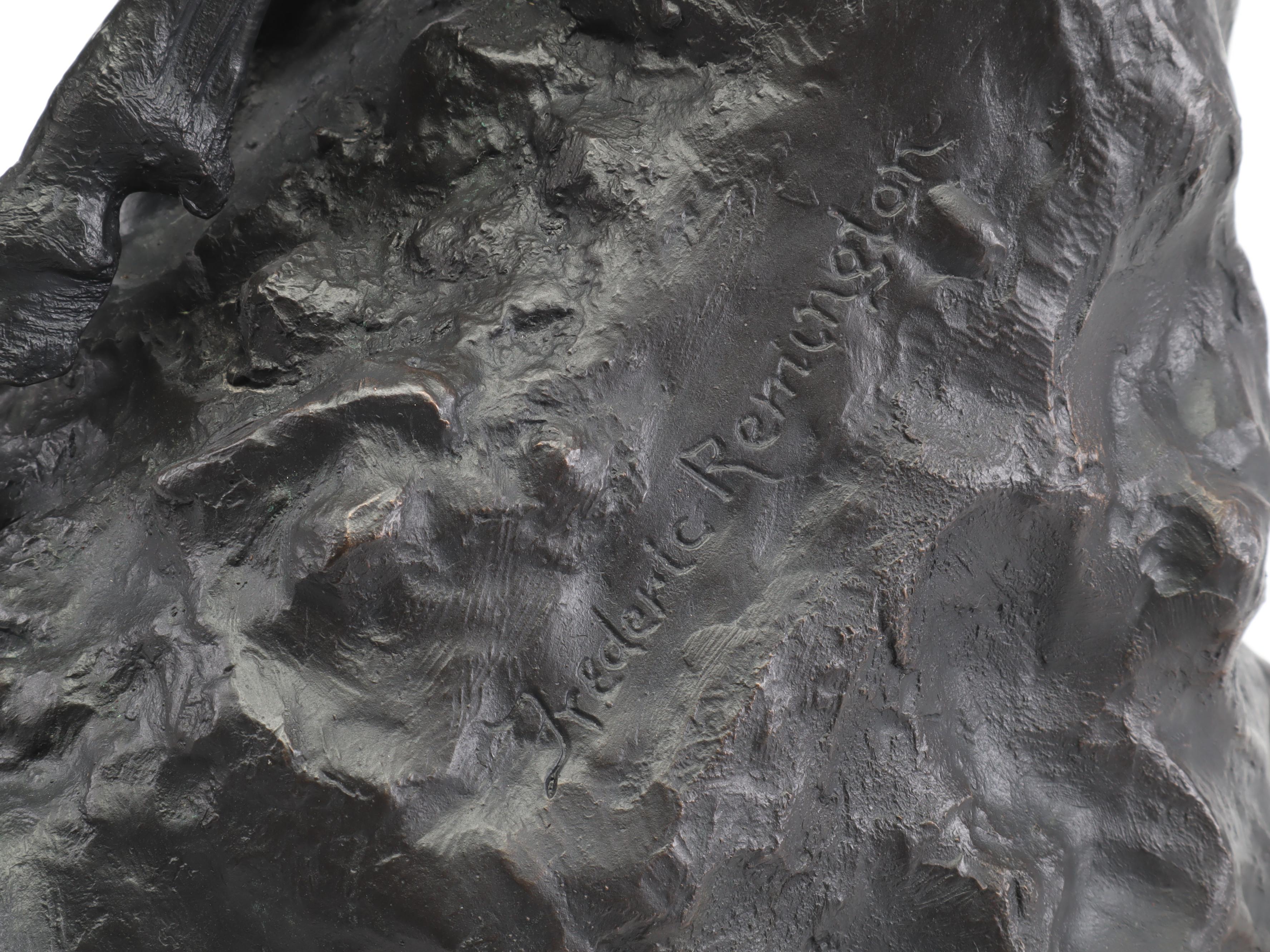 Joseph Di Lorenzo Recast Bronze Sculpture After Frederic Remington