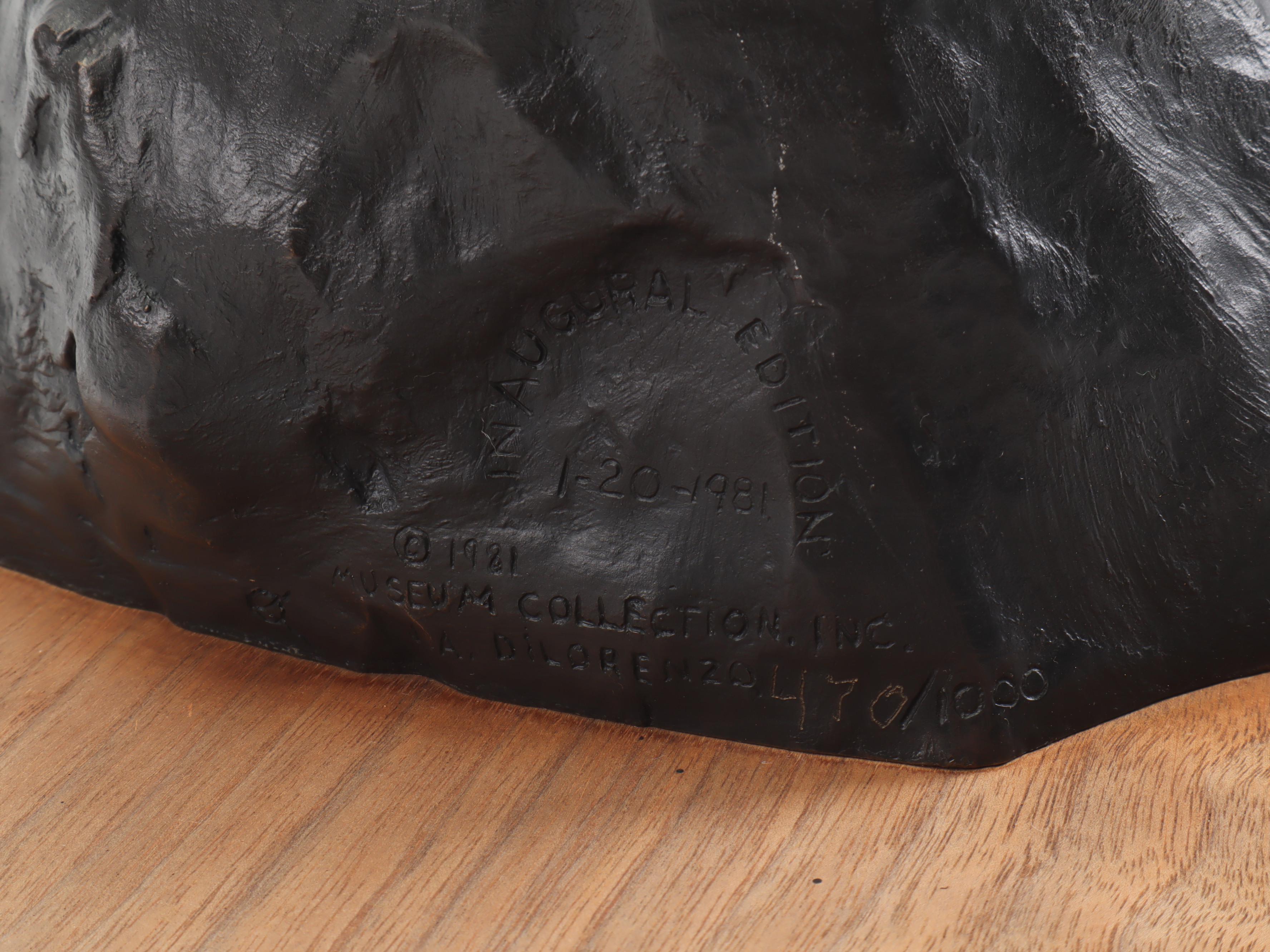 Joseph Di Lorenzo Recast Bronze Sculpture After Frederic Remington