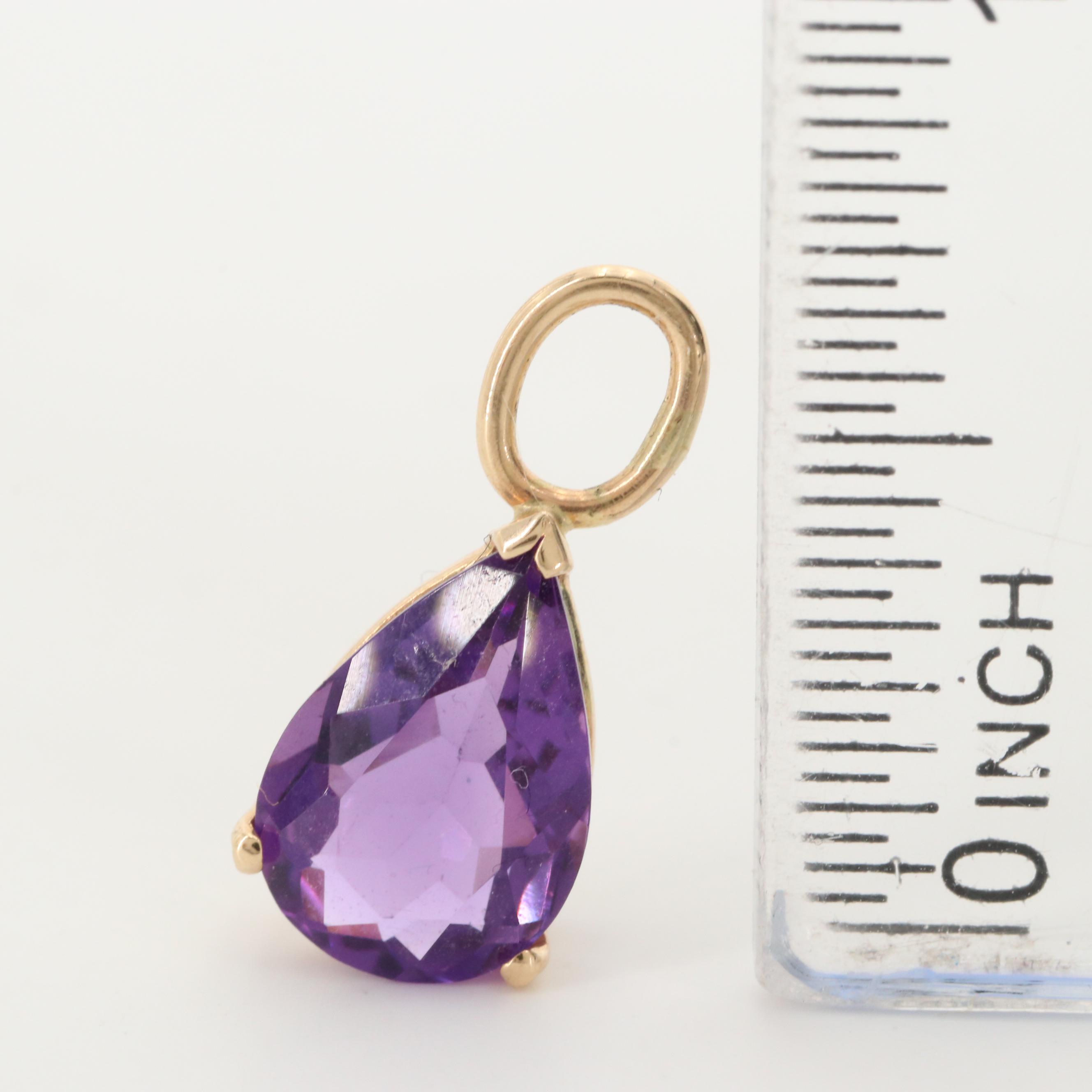 14K Yellow Gold Multi-Gemstone Earring Enhancers