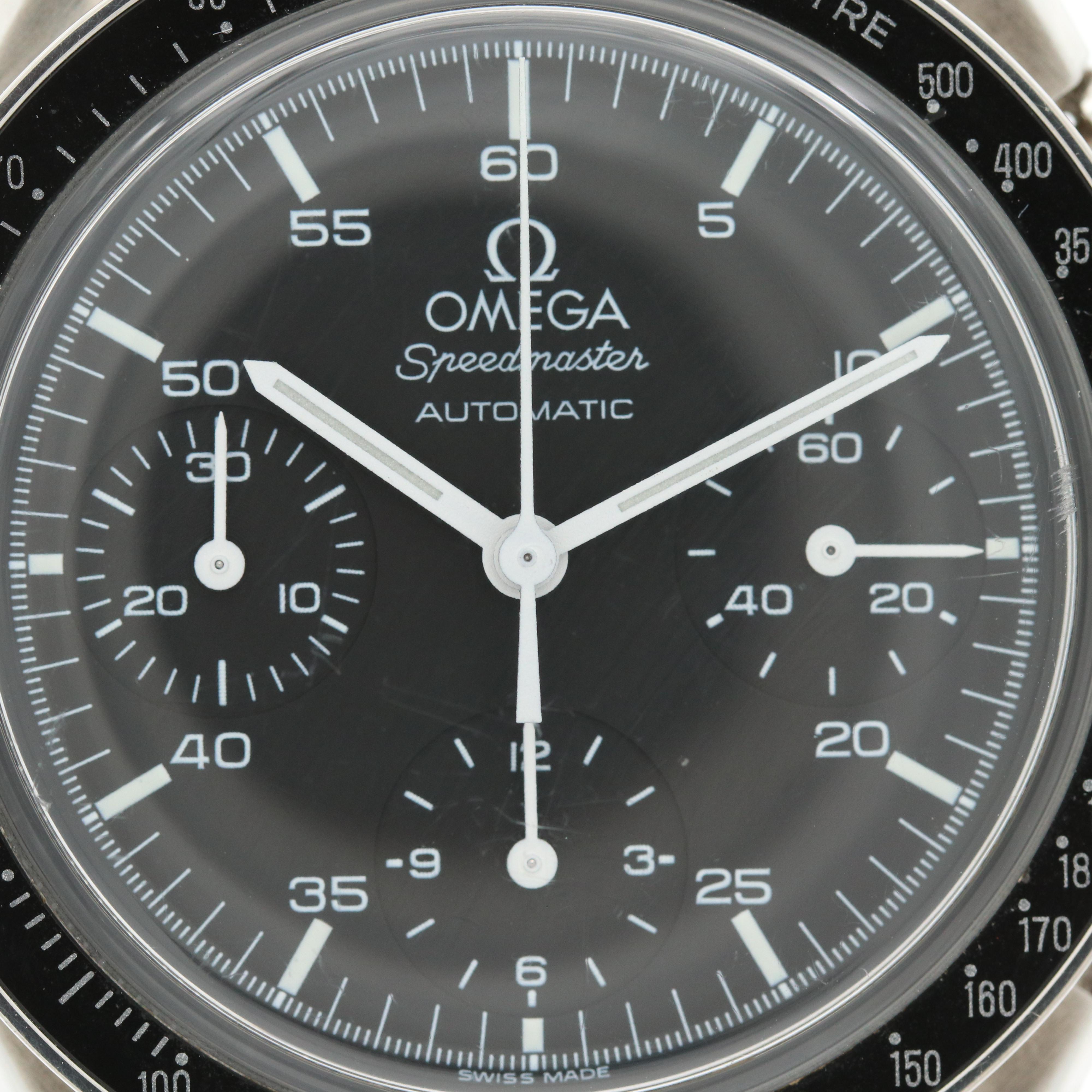 Omega Speedmaster Reduced Automatic Chronograph Watch, 1998