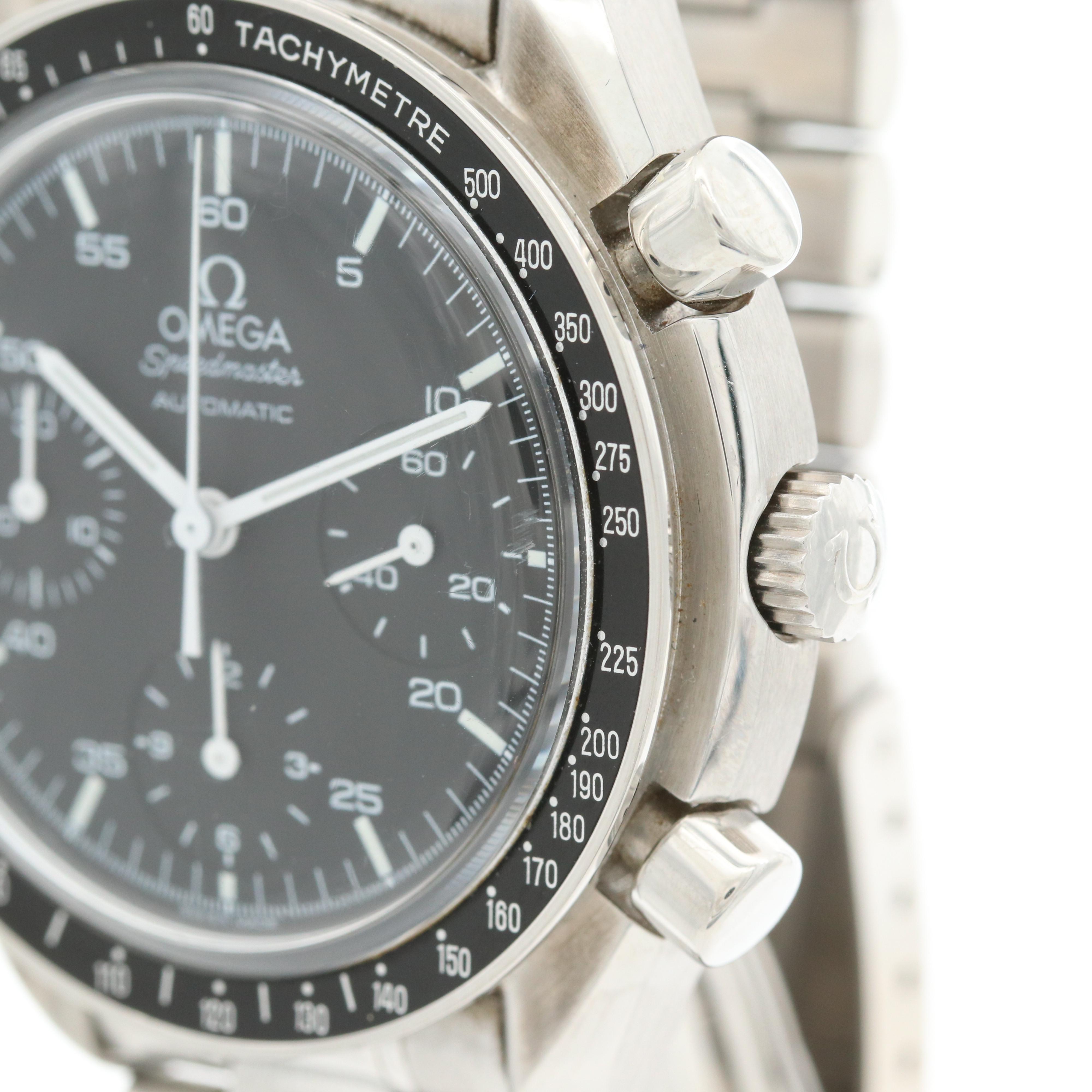 Omega Speedmaster Reduced Automatic Chronograph Watch, 1998