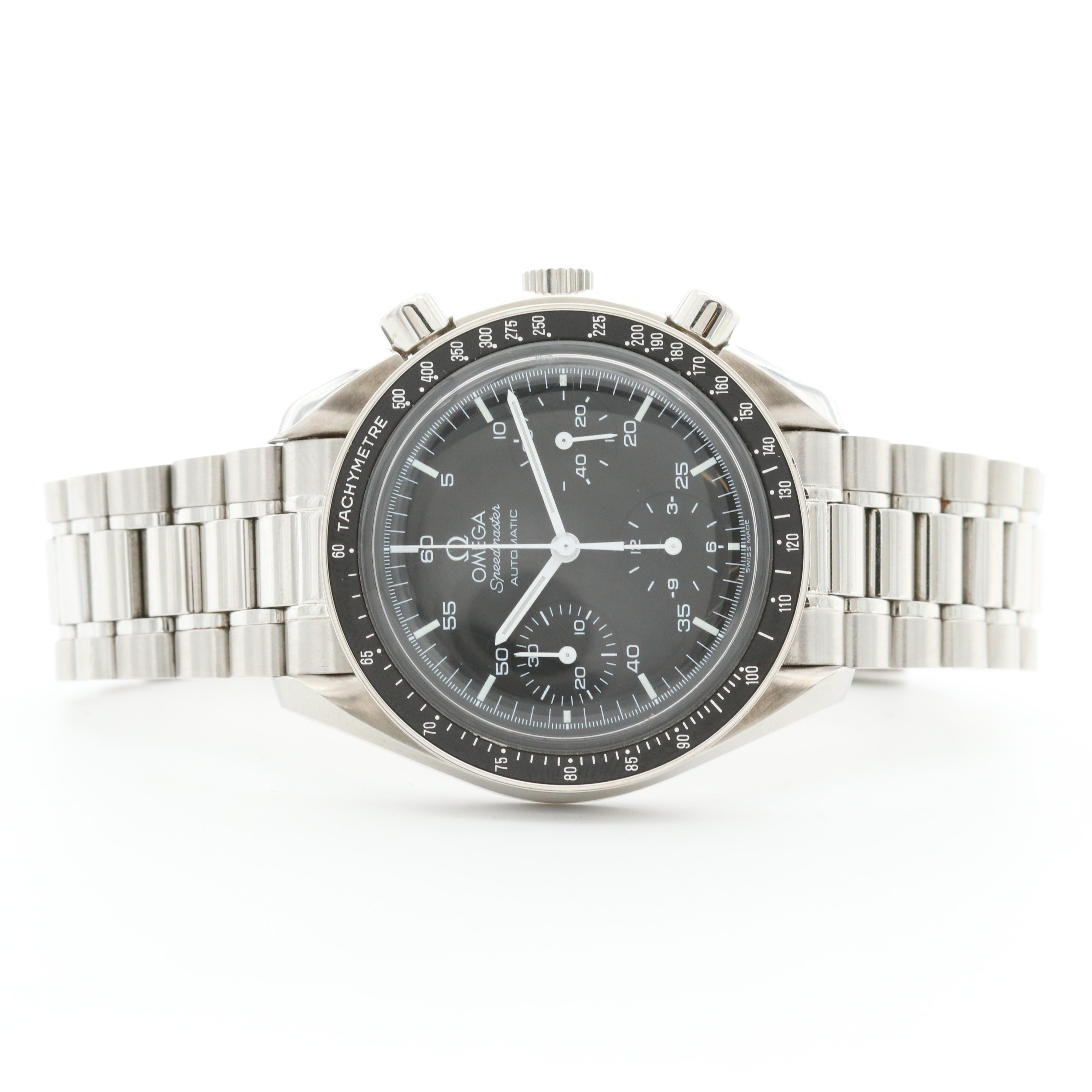 Omega Speedmaster Reduced Automatic Chronograph Watch, 1998