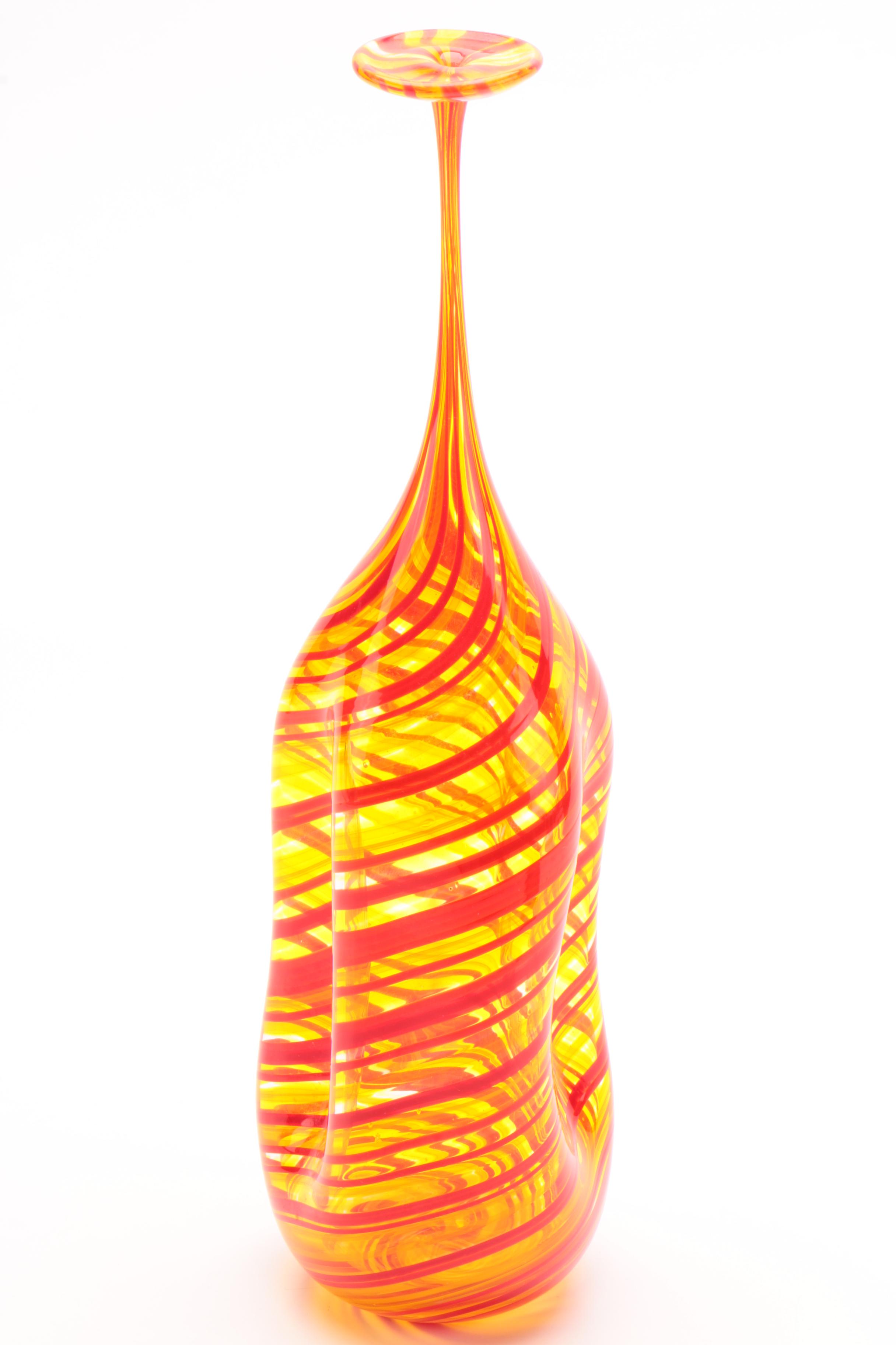Darren Goodman Hand Blown Glass "Vetrobottle" from "Ferrari" Series