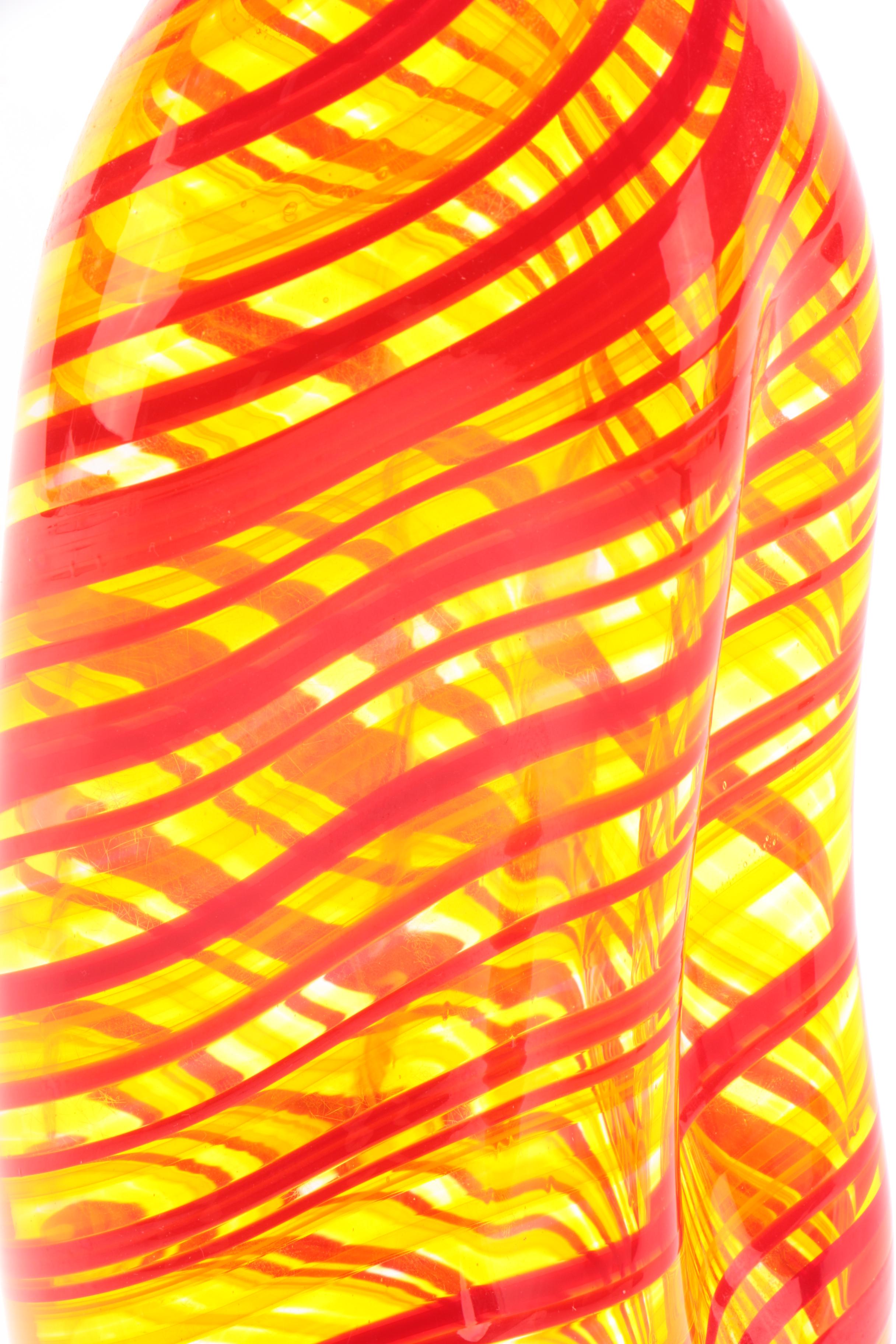 Darren Goodman Hand Blown Glass "Vetrobottle" from "Ferrari" Series