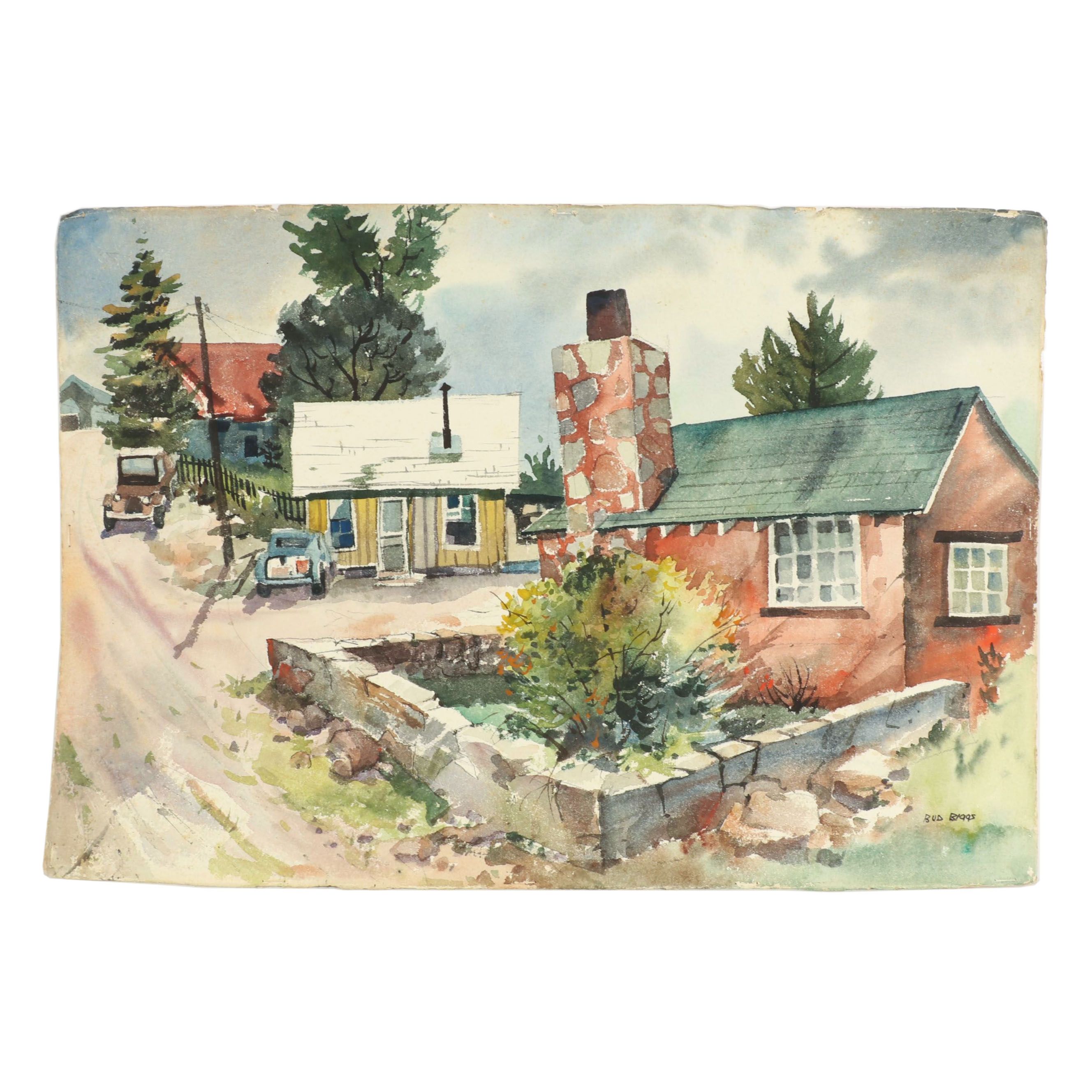 Bud Biggs Watercolor Painting