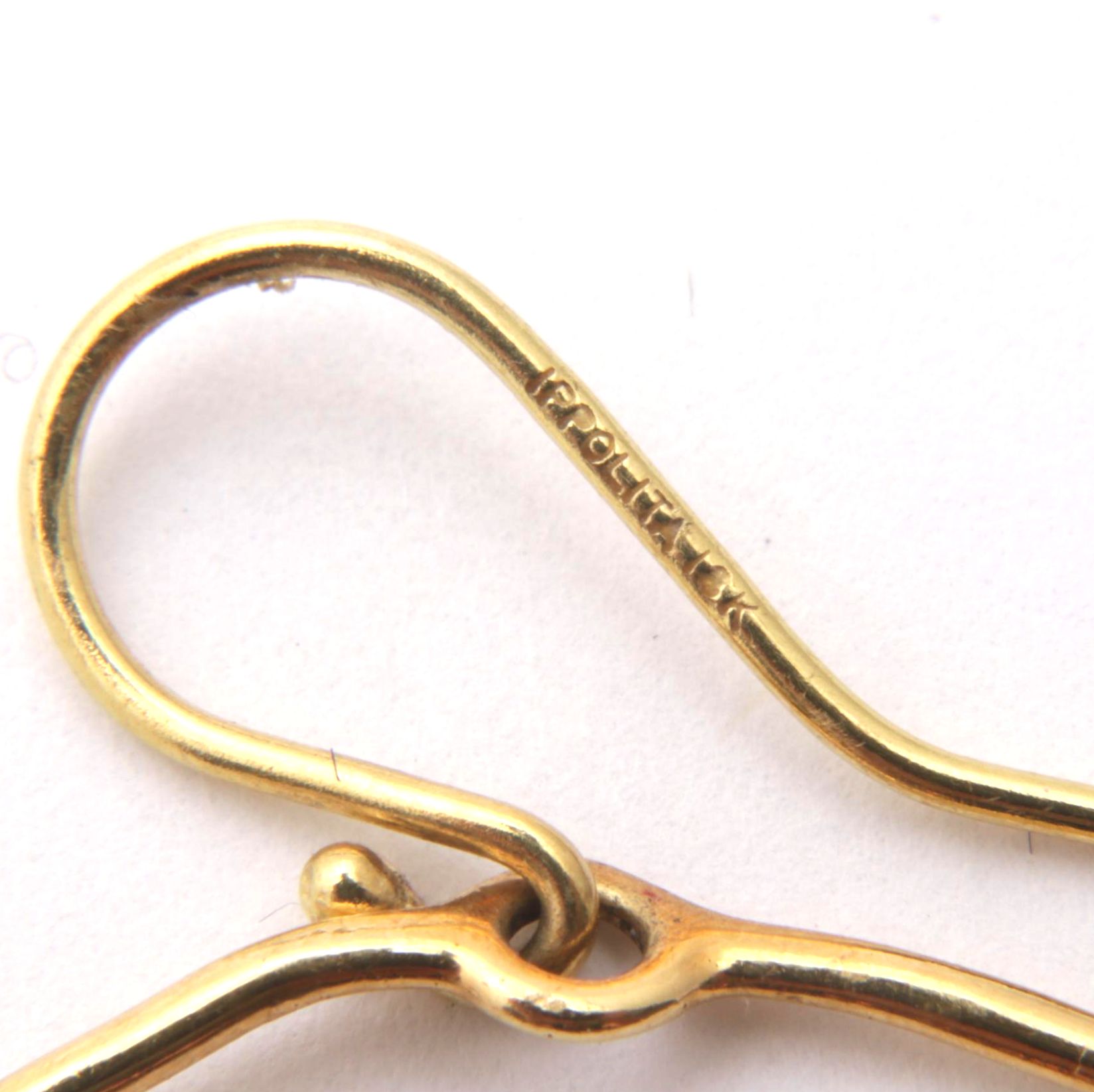 Ippolita 18K Yellow Gold and Onyx Earrings