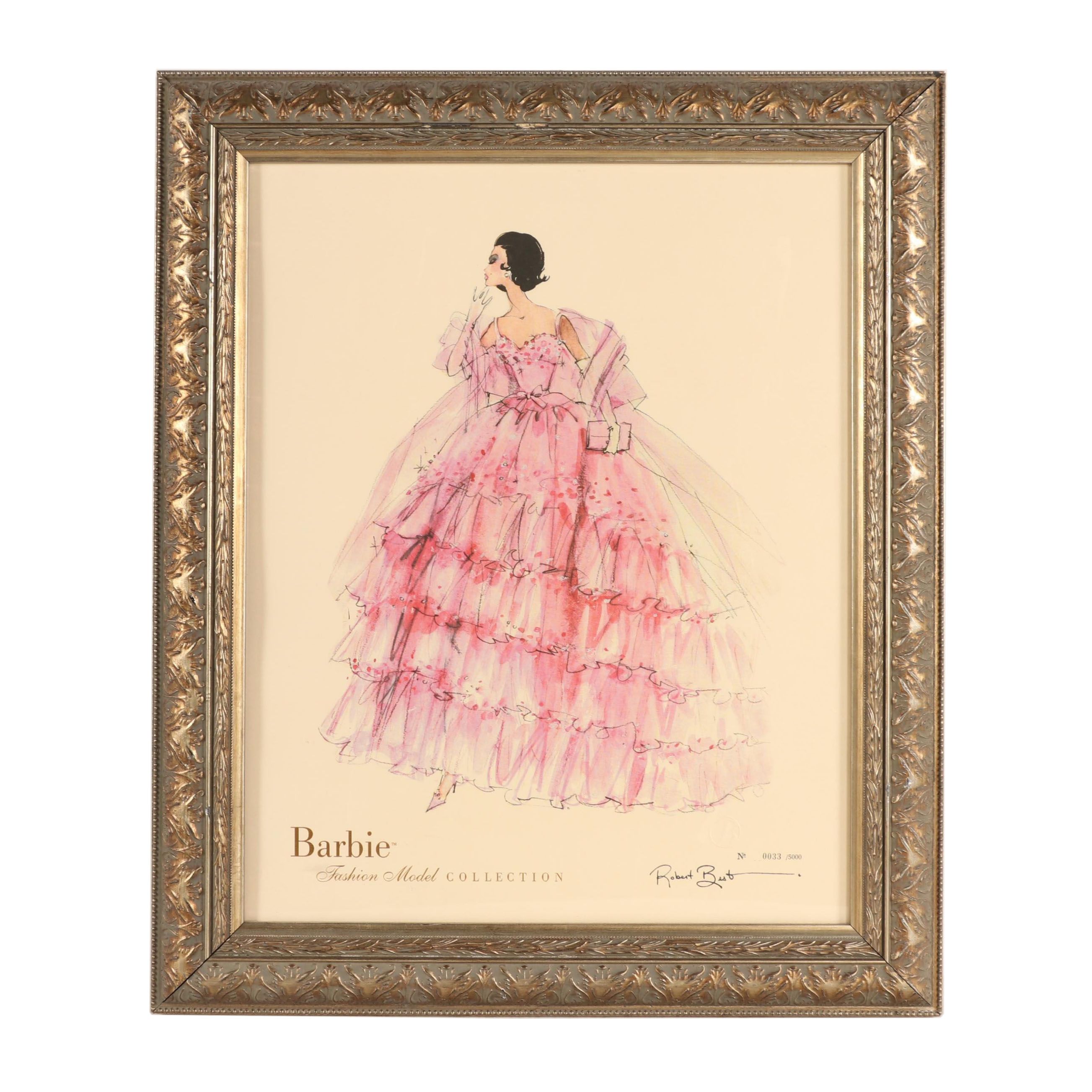 Robert Best Barbie Offset Lithograph