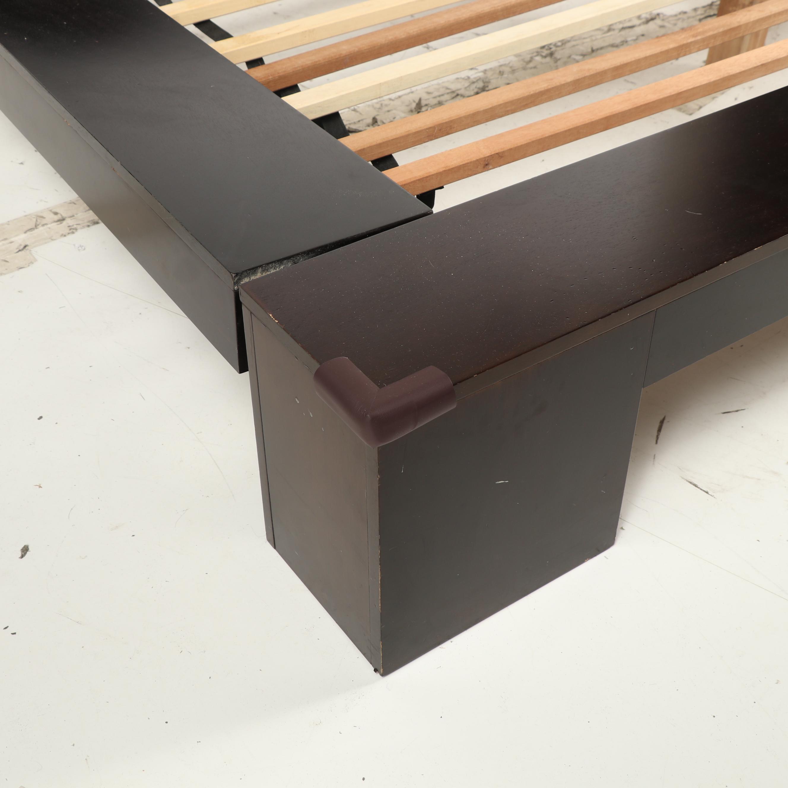 Z Gallerie King Size Platform Bed Frame