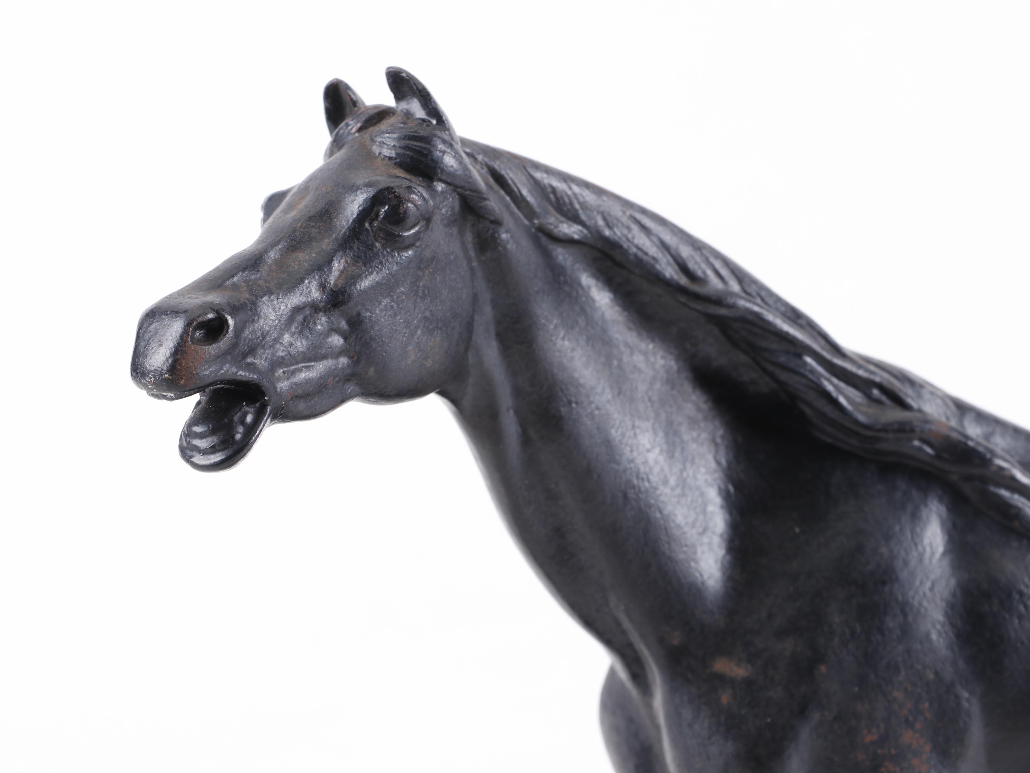 Cast Iron Horse Sculpture