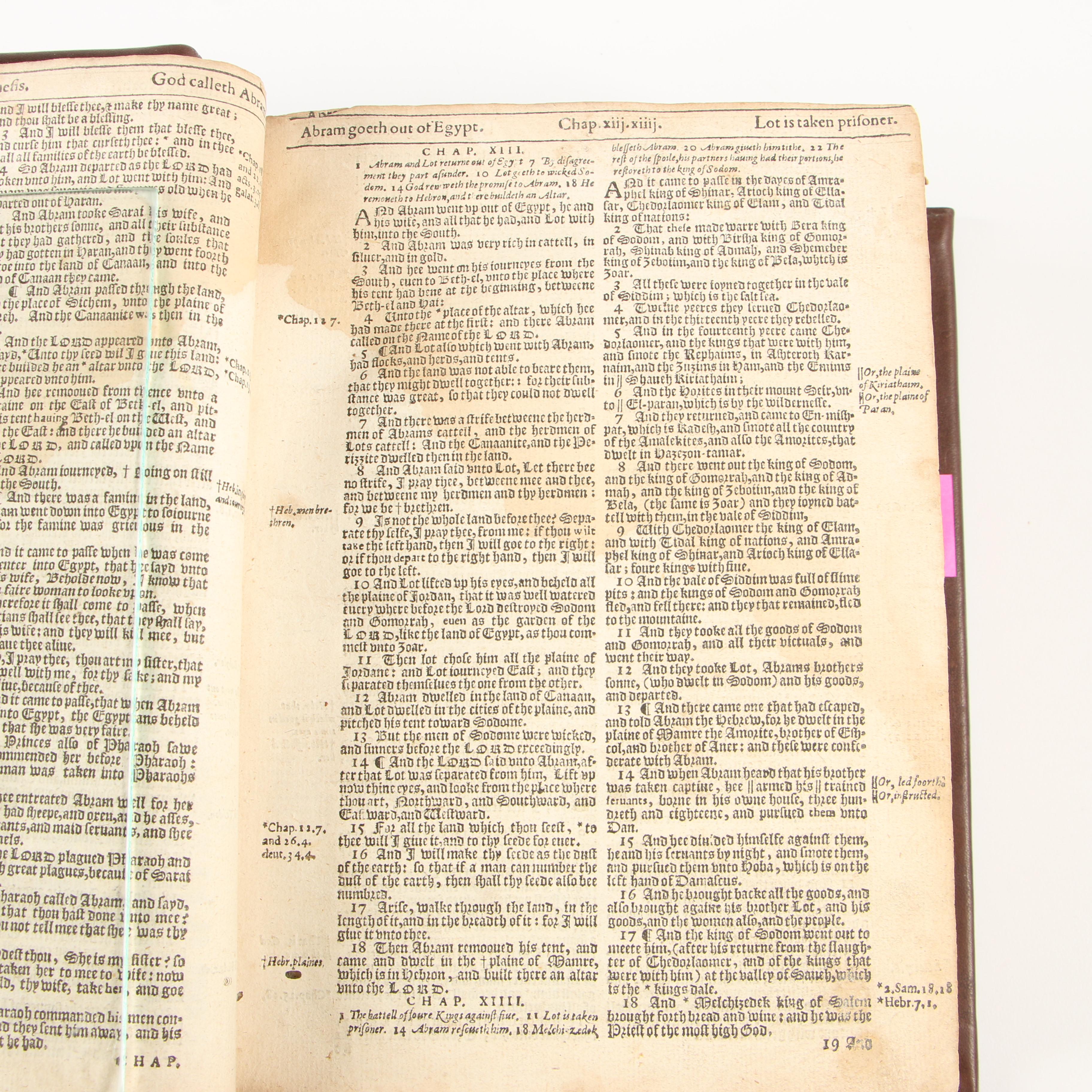1615 King James Version Bible