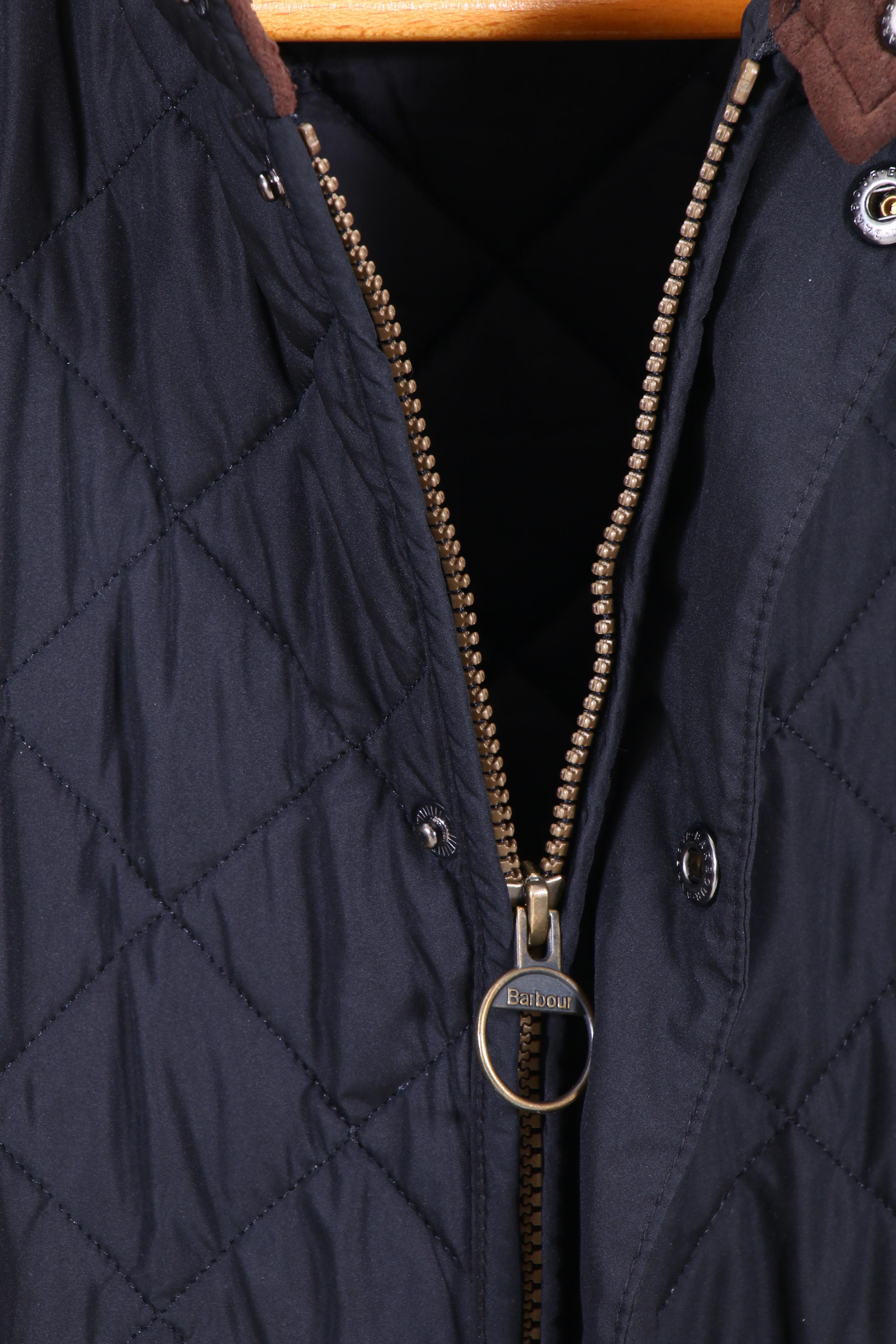 Men's Barbour Black Quilted Lowerdale Vest and Eastern Mountain Sports Coat