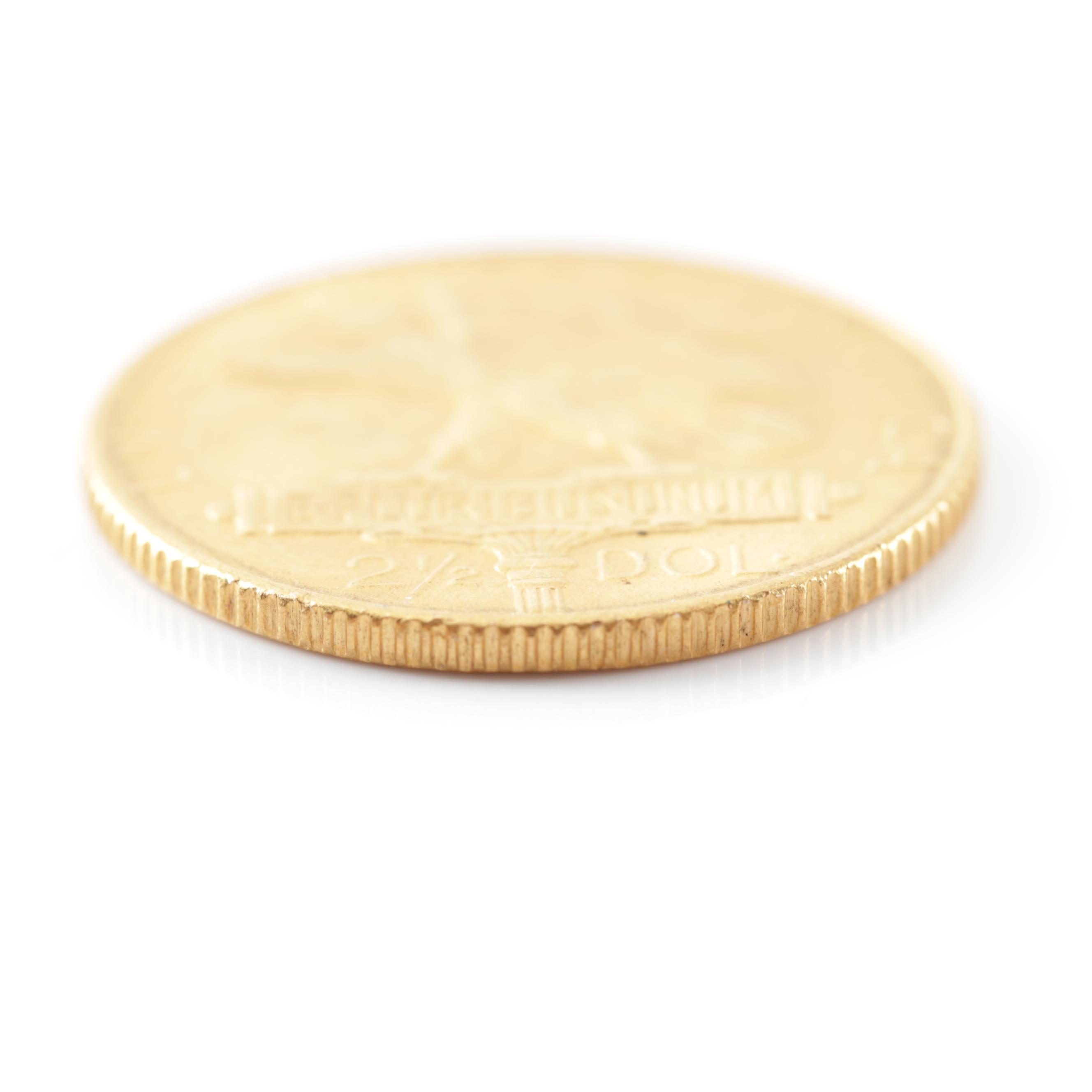 1915-S Panama-Pacific Quarter Eagle $2.50 Commemorative Gold Coin
