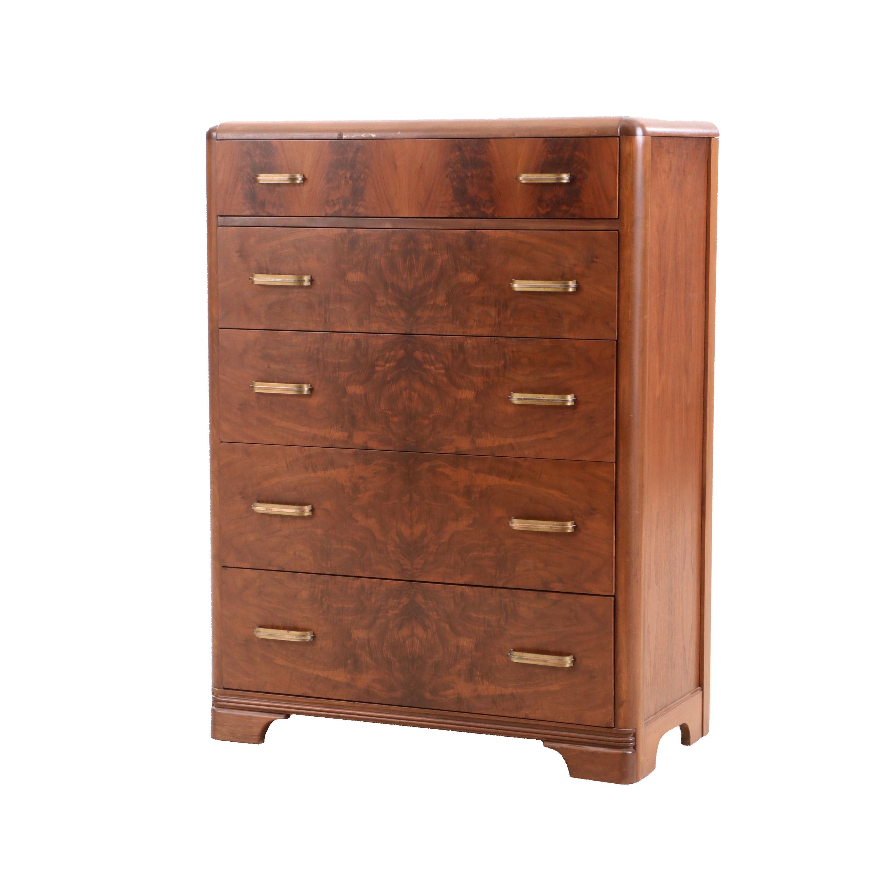 Mid Century Modern Walnut Chest of Drawers