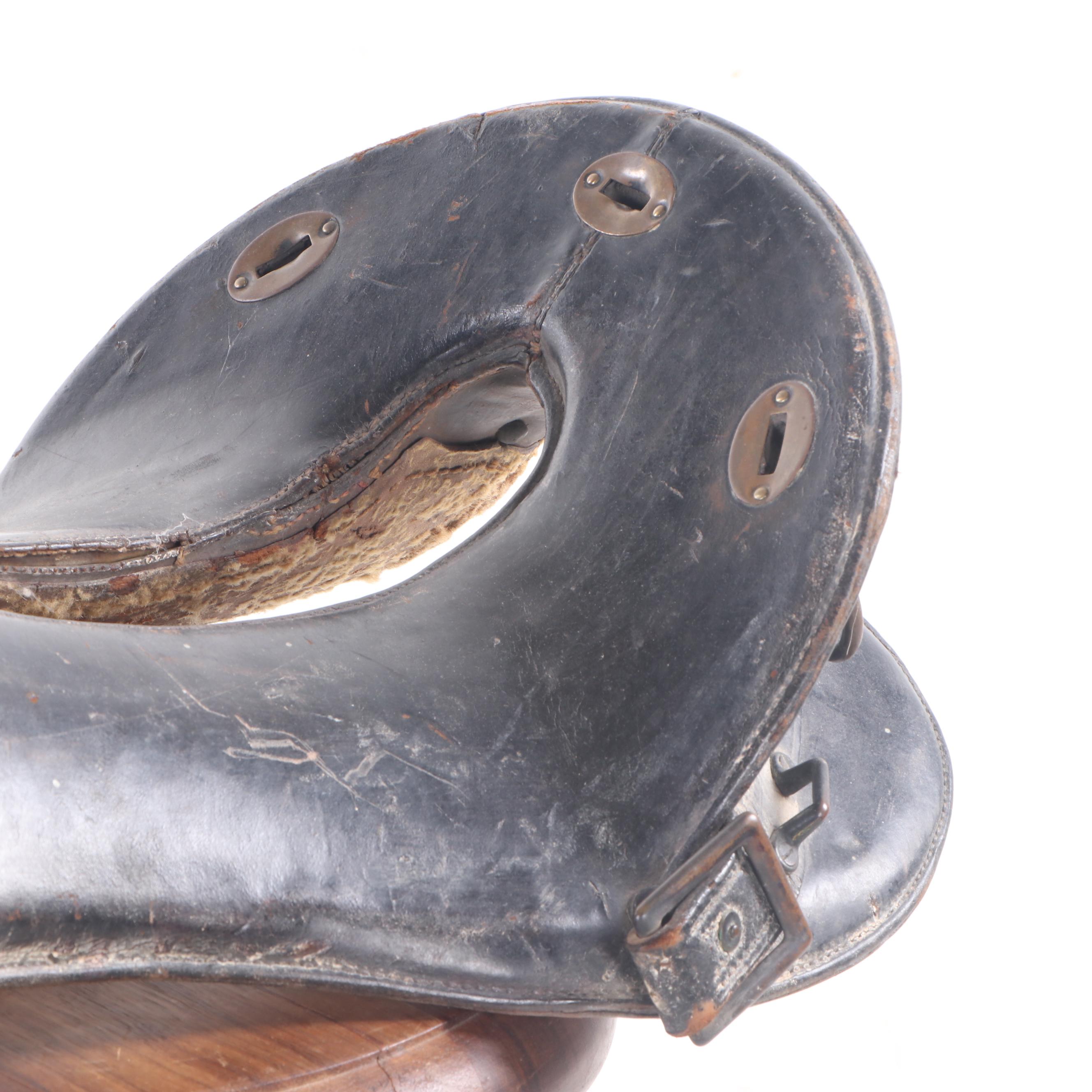 McClellan-Style 12 Inch Cavalry Saddle, Early 20th Century