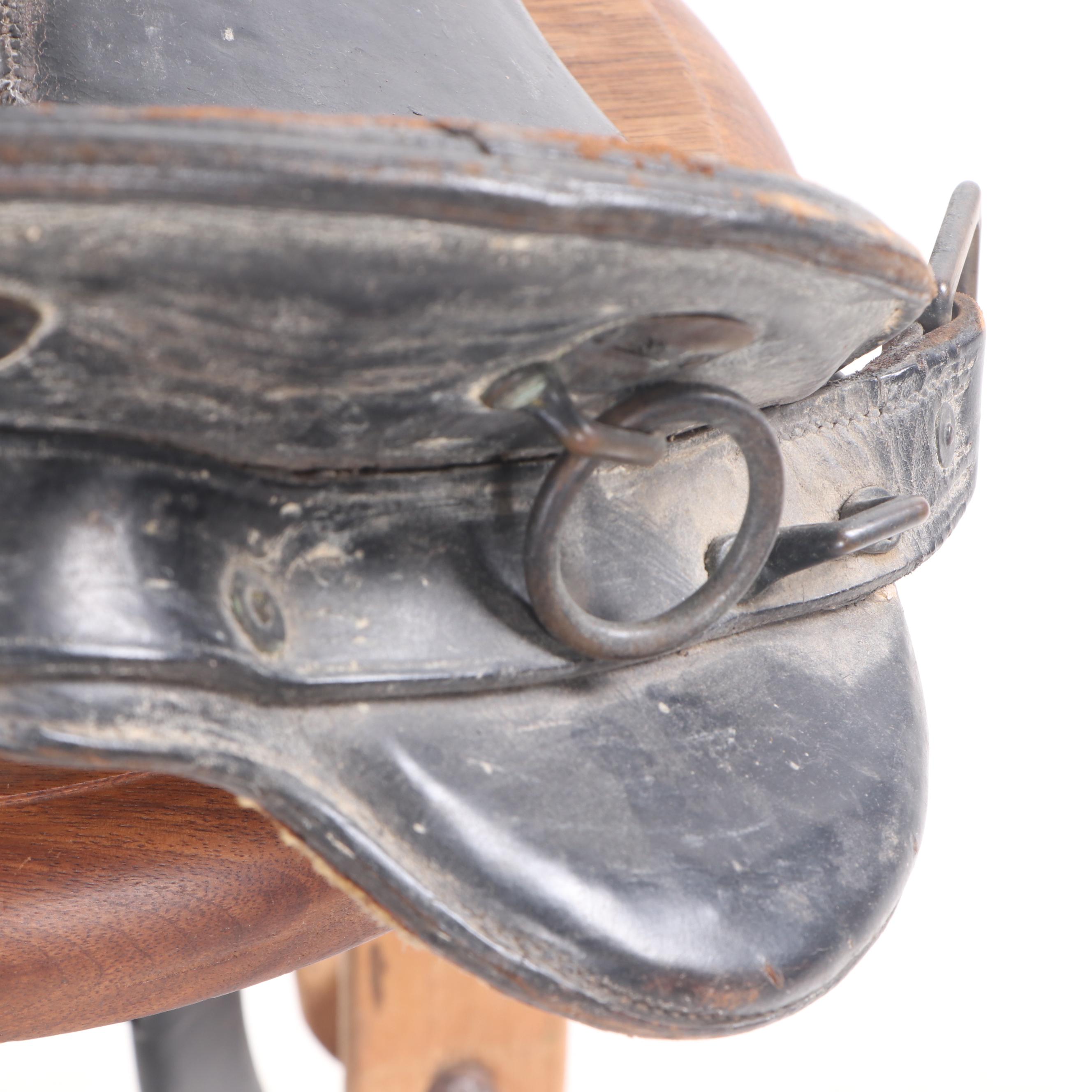 McClellan-Style 12 Inch Cavalry Saddle, Early 20th Century