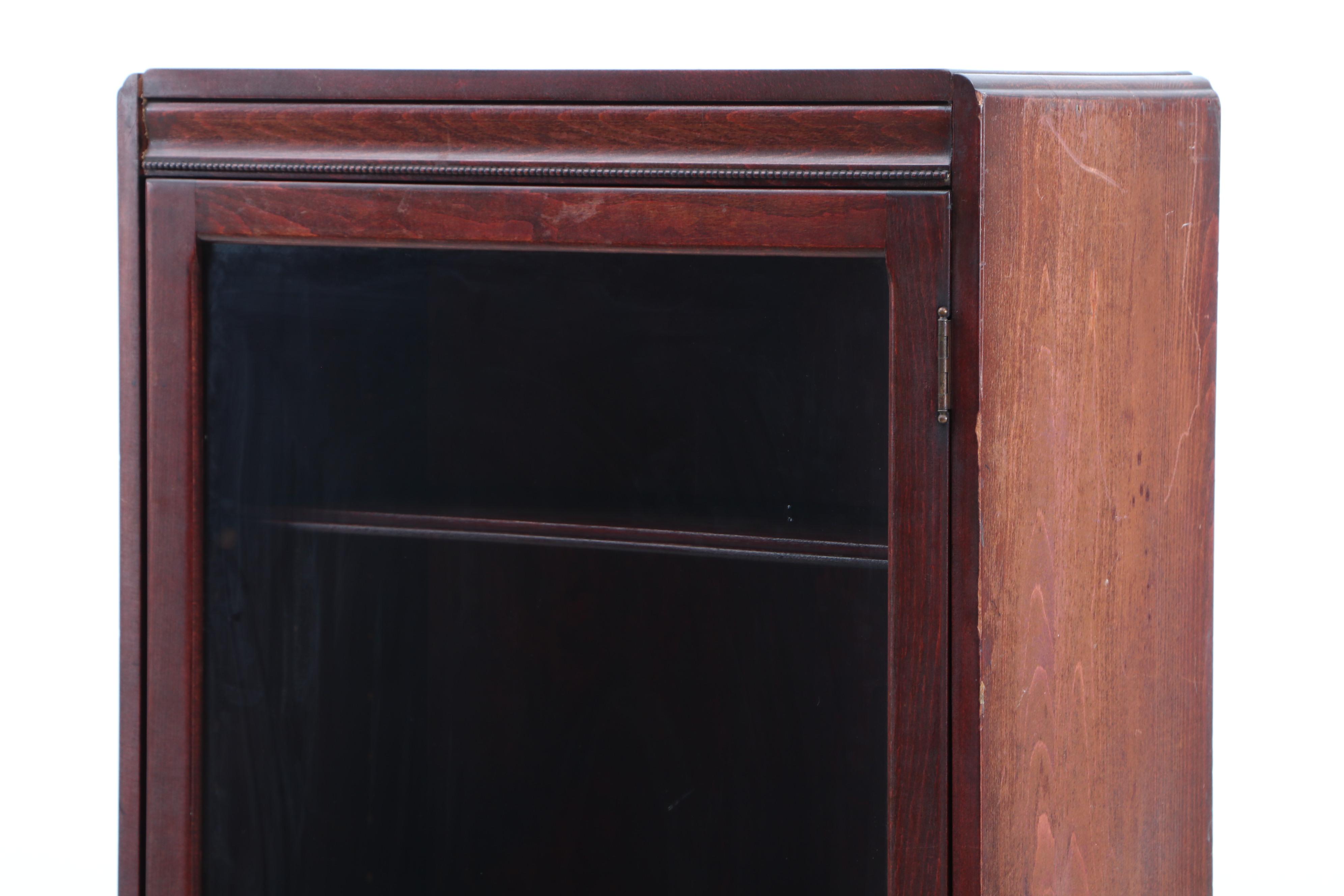 Robert Mitchell Furniture Co. Mahogany Finish Display Cabinet