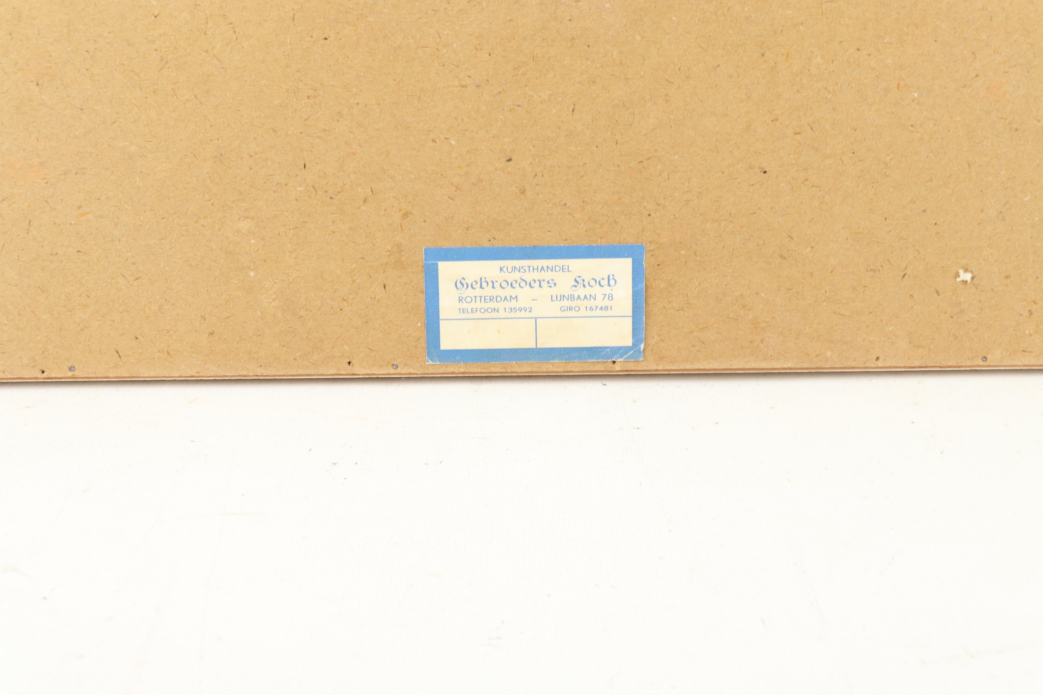 Boris O'Klein Etching "Comme Nos Maitres!"