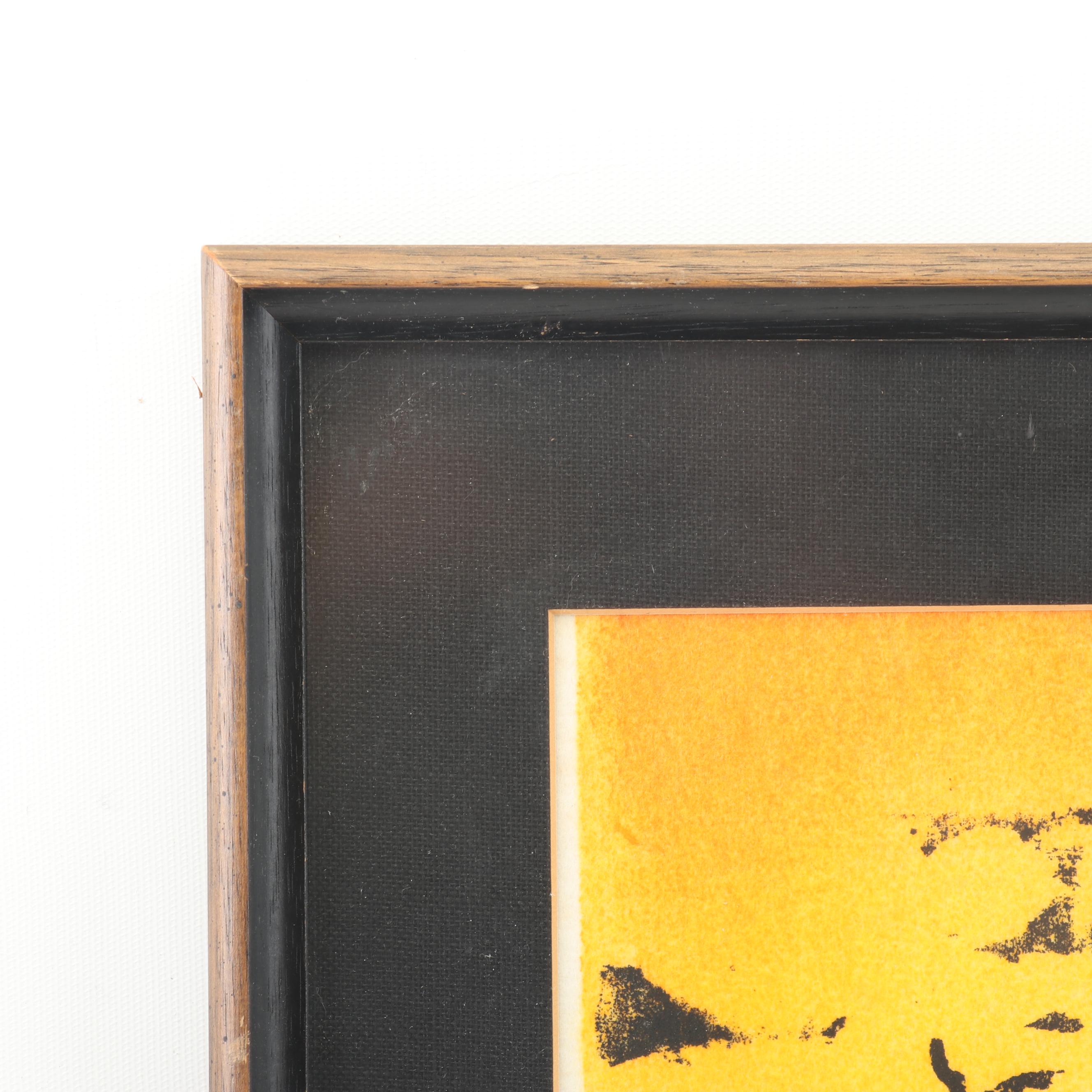 Lord Gordon MacMillan Hughes Landscape Woodcut "Eleuthera"